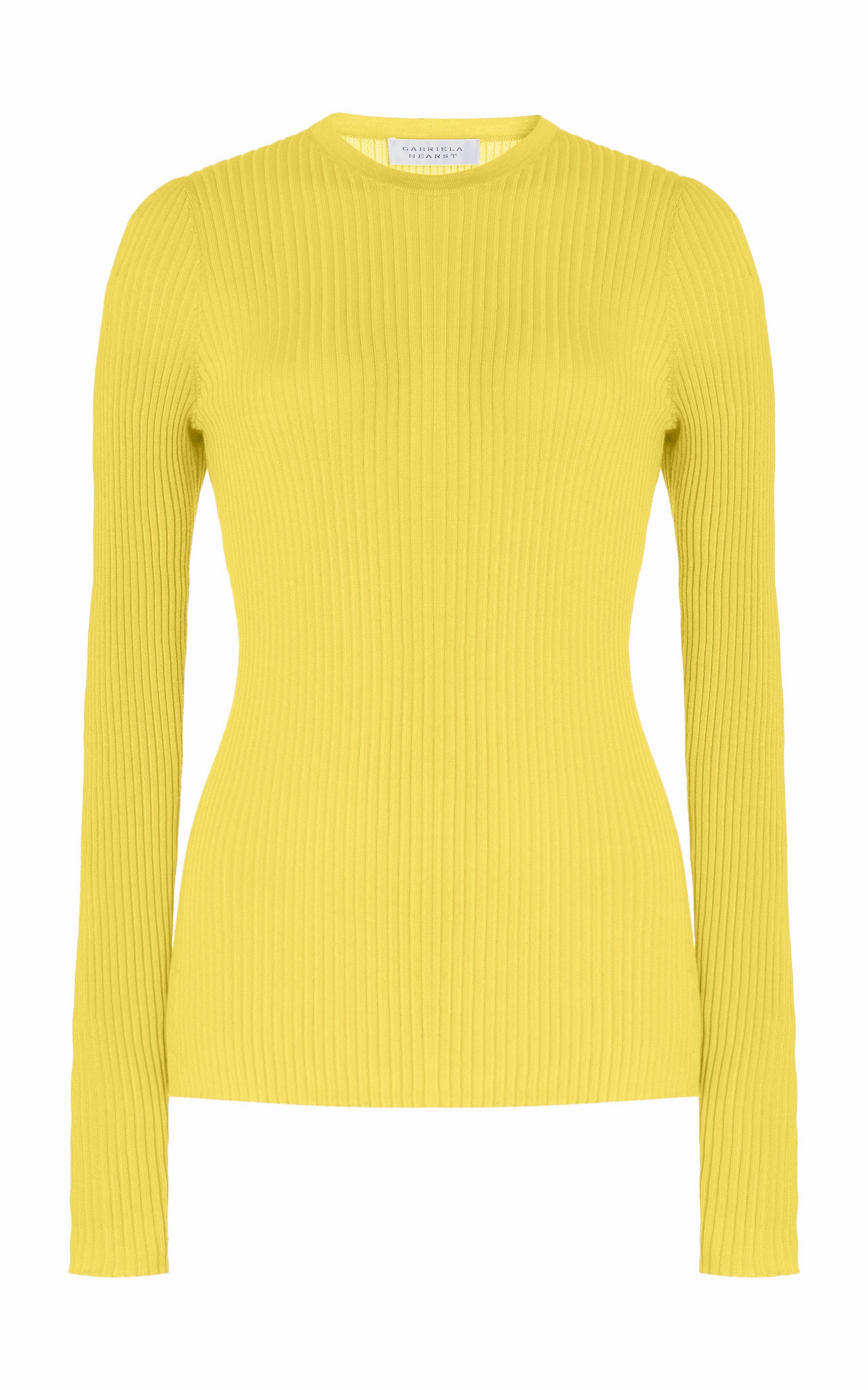 Browning Knit Sweater in Goldenrod Cashmere Silk Cool Weather