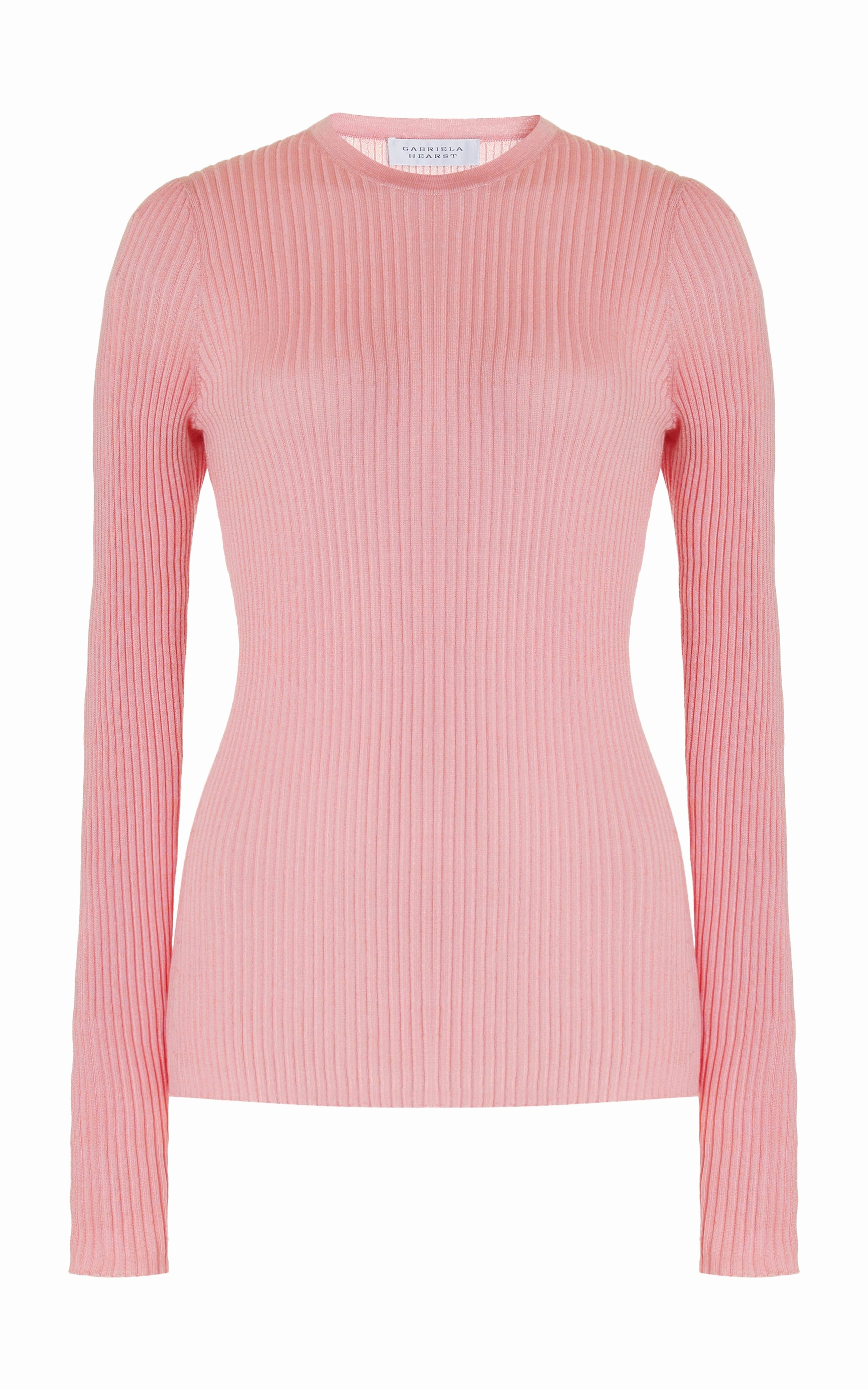 Cozy Weekend Browning Knit Sweater in Rosa Cashmere Silk