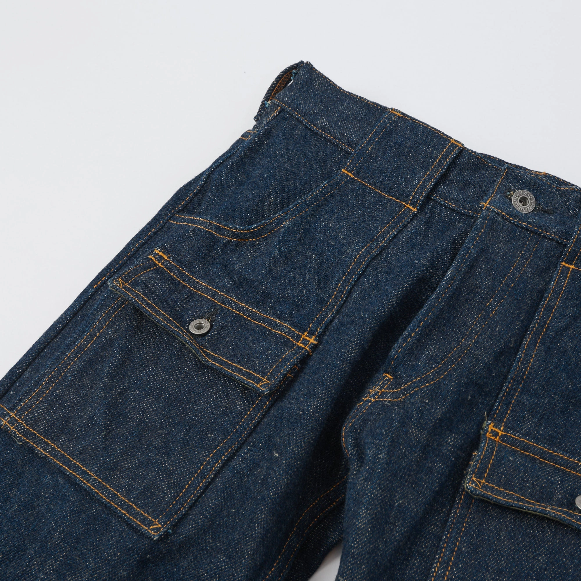 ONI Denim 107ZR 20oz 'Secret Denim' Regular Tapered Bush Pant - One Wash Fashion Routine Stretch Classic Gym Ready
