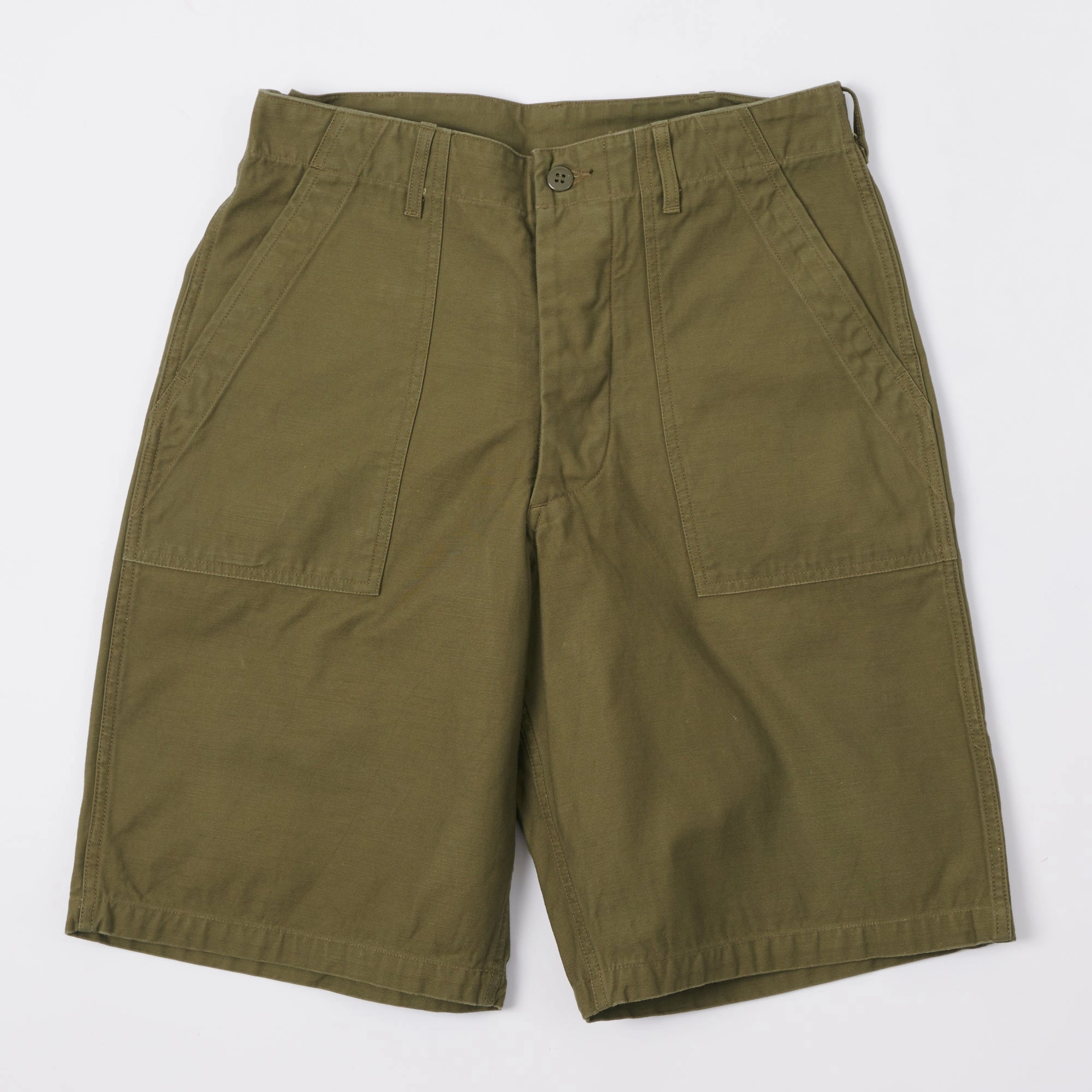 Fit Tech Buzz Rickson's OG-107 Military Shorts - Olive
