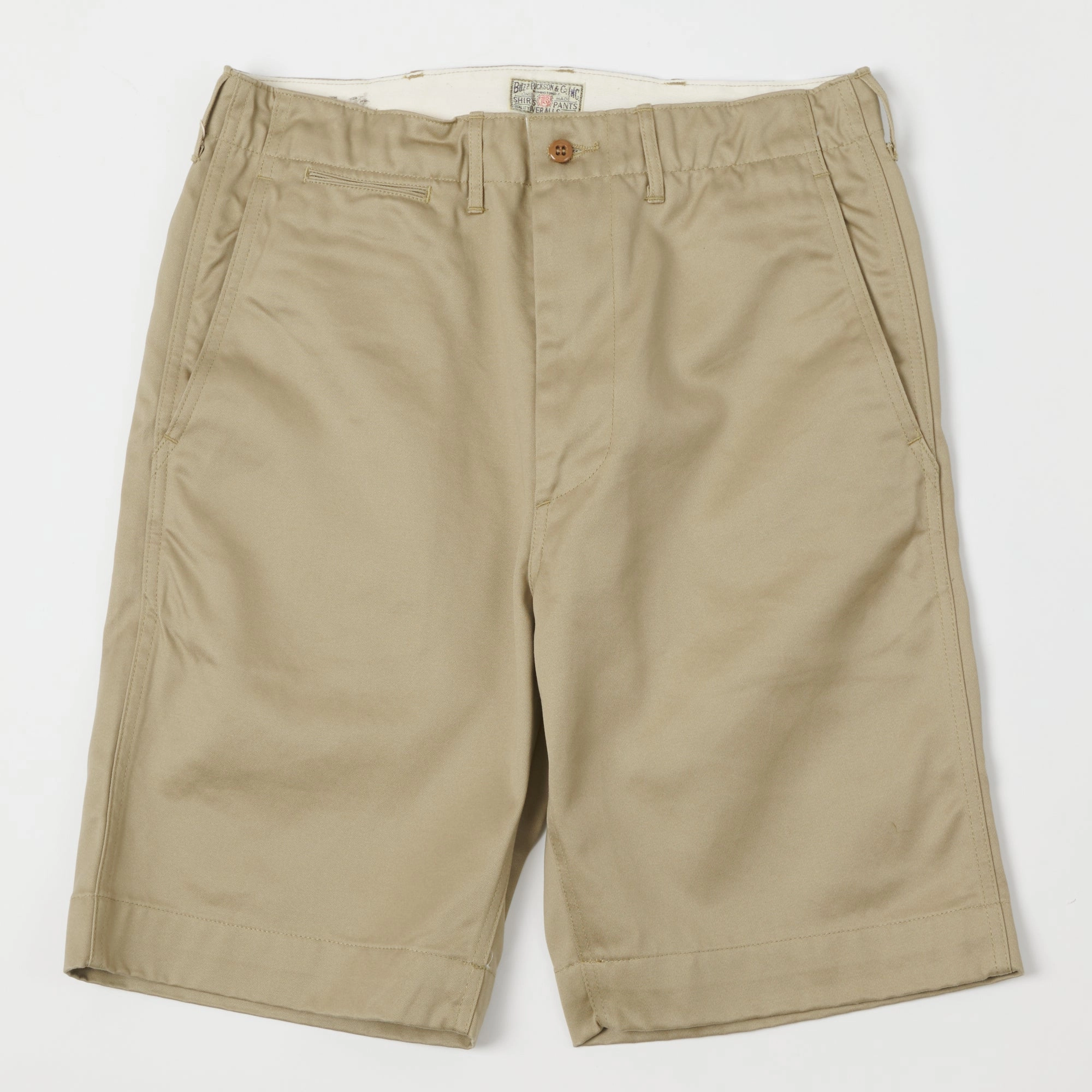Fit Freedom Buzz Rickson's Original-Spec. Chino Short - Khaki