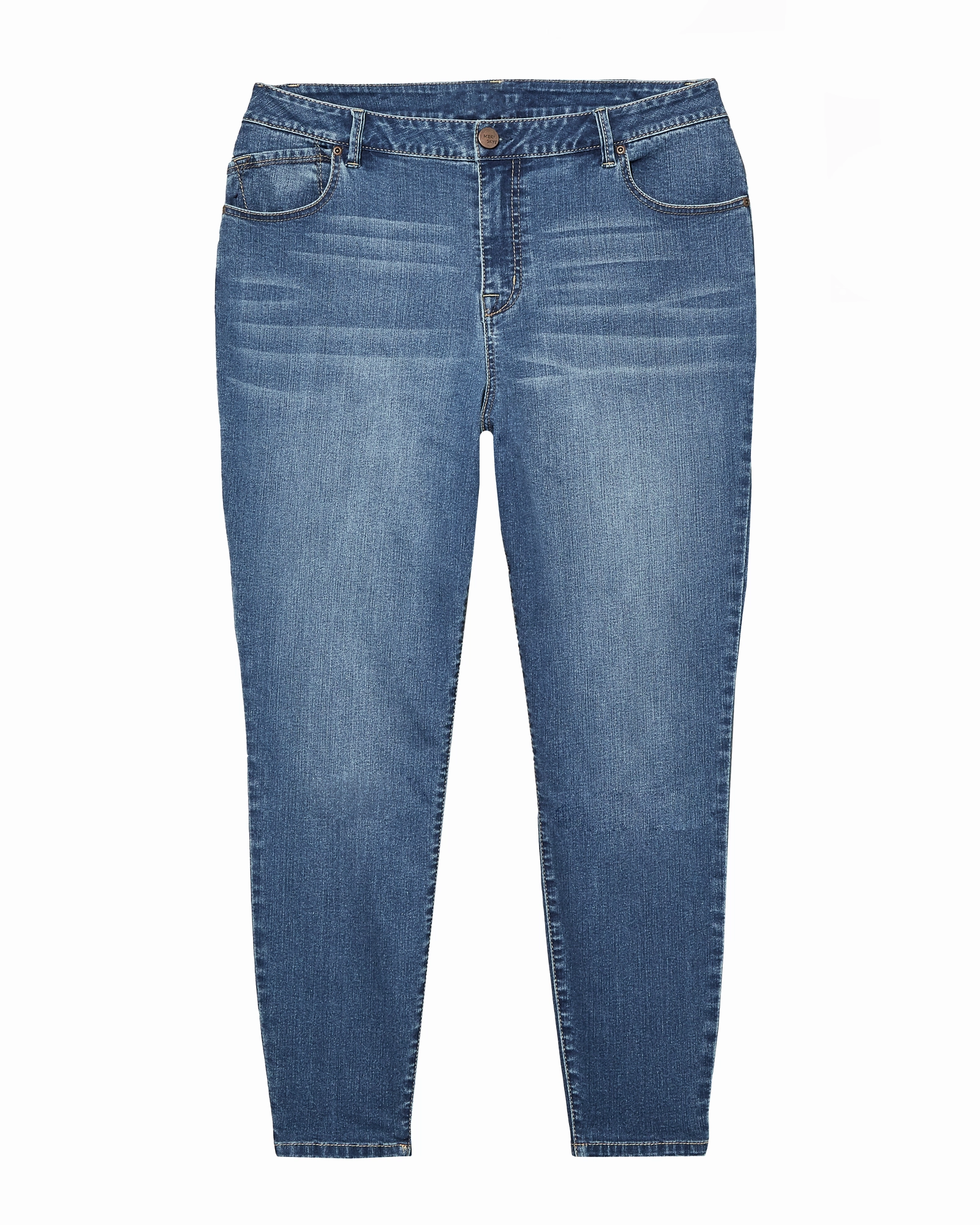 Neutral Autumn Days Cadman Skinny Jean - Short | Medium Wash