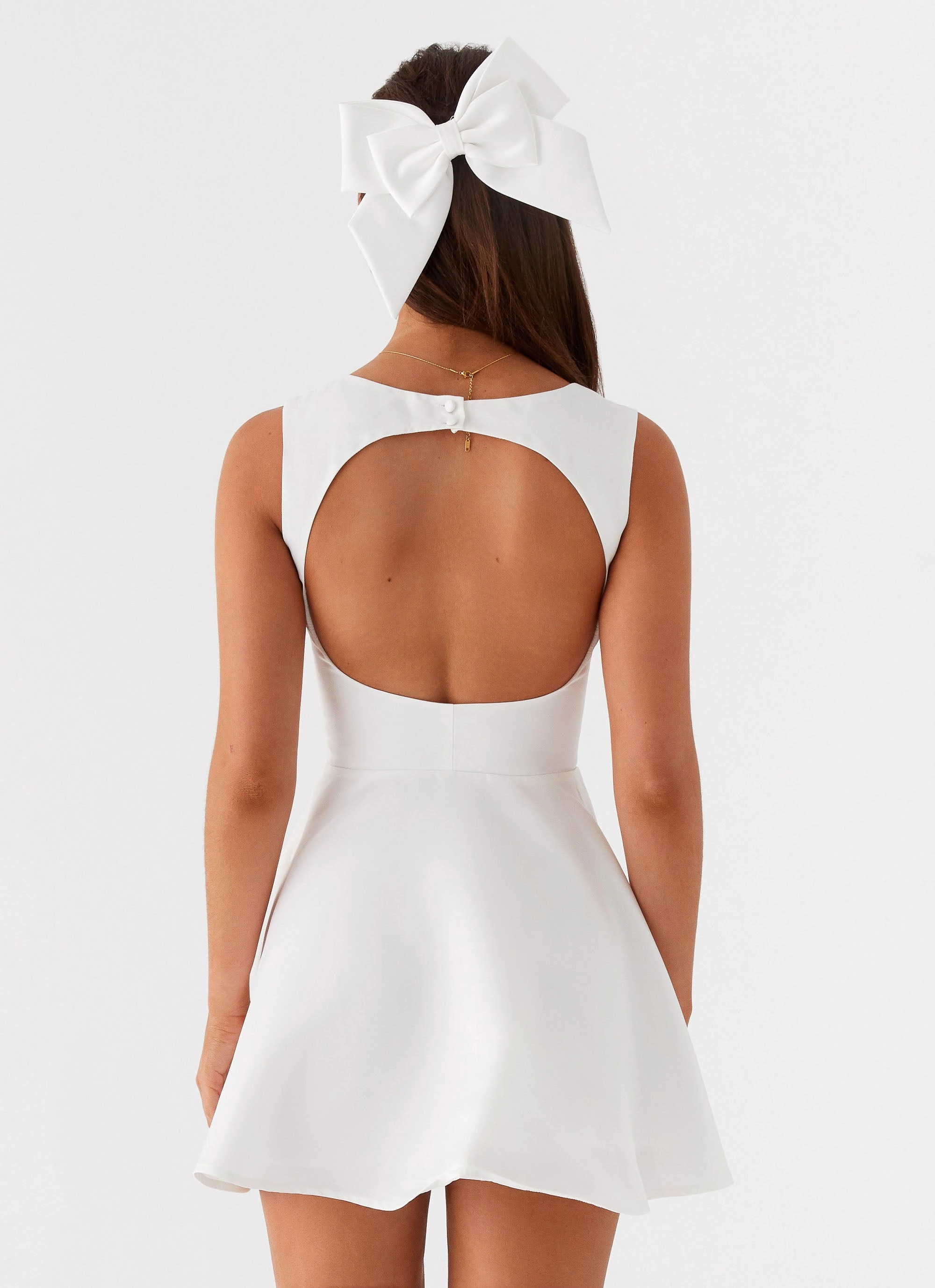 Candice Mini Dress - White All Day Comfort Layer Wear