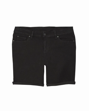Smooth Road Trip Everyday Look Canton Rolled Hem Bermuda Shorts | Black
