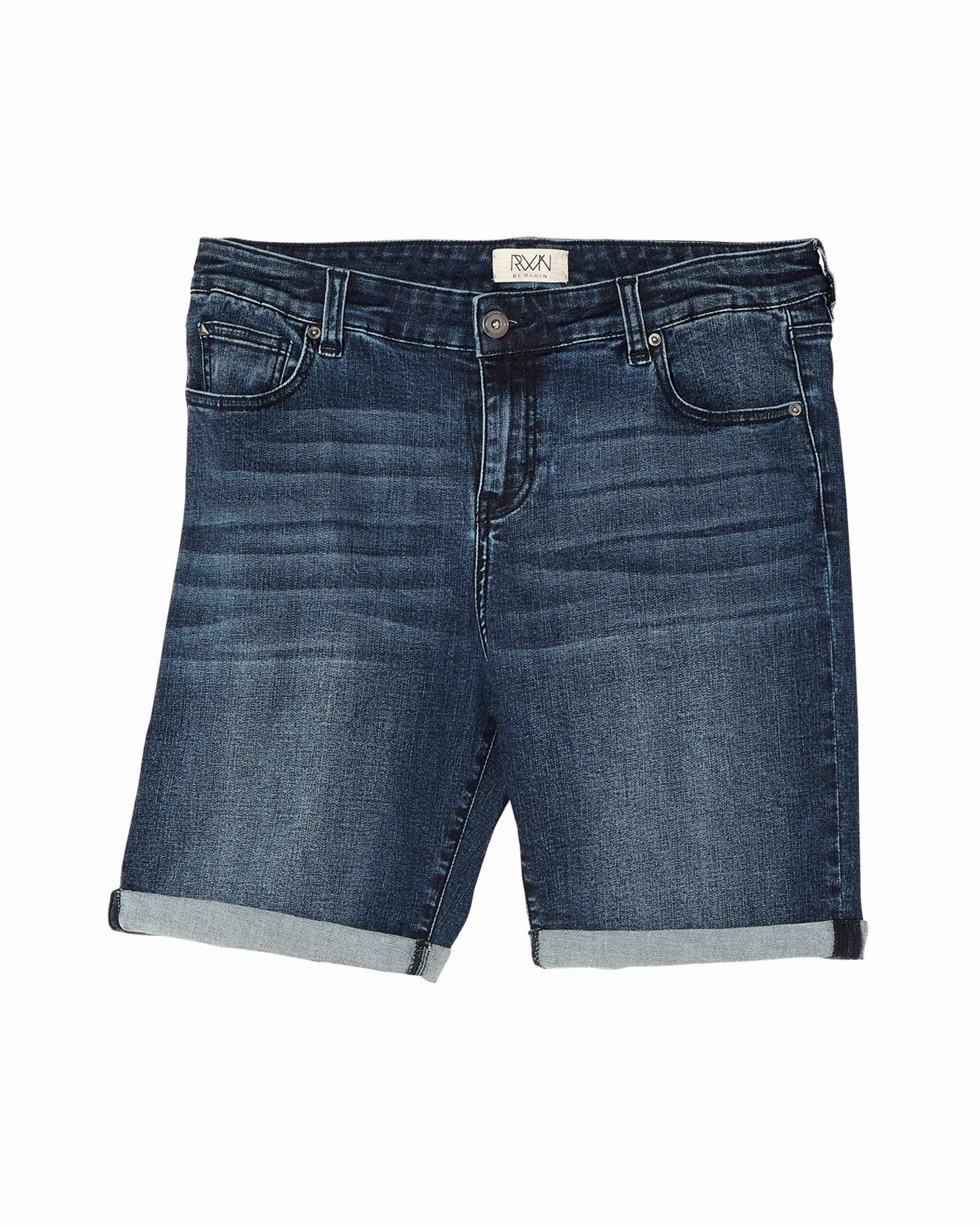 Everyday Favorite Canton Rolled Hem Bermuda Shorts | Medium Wash