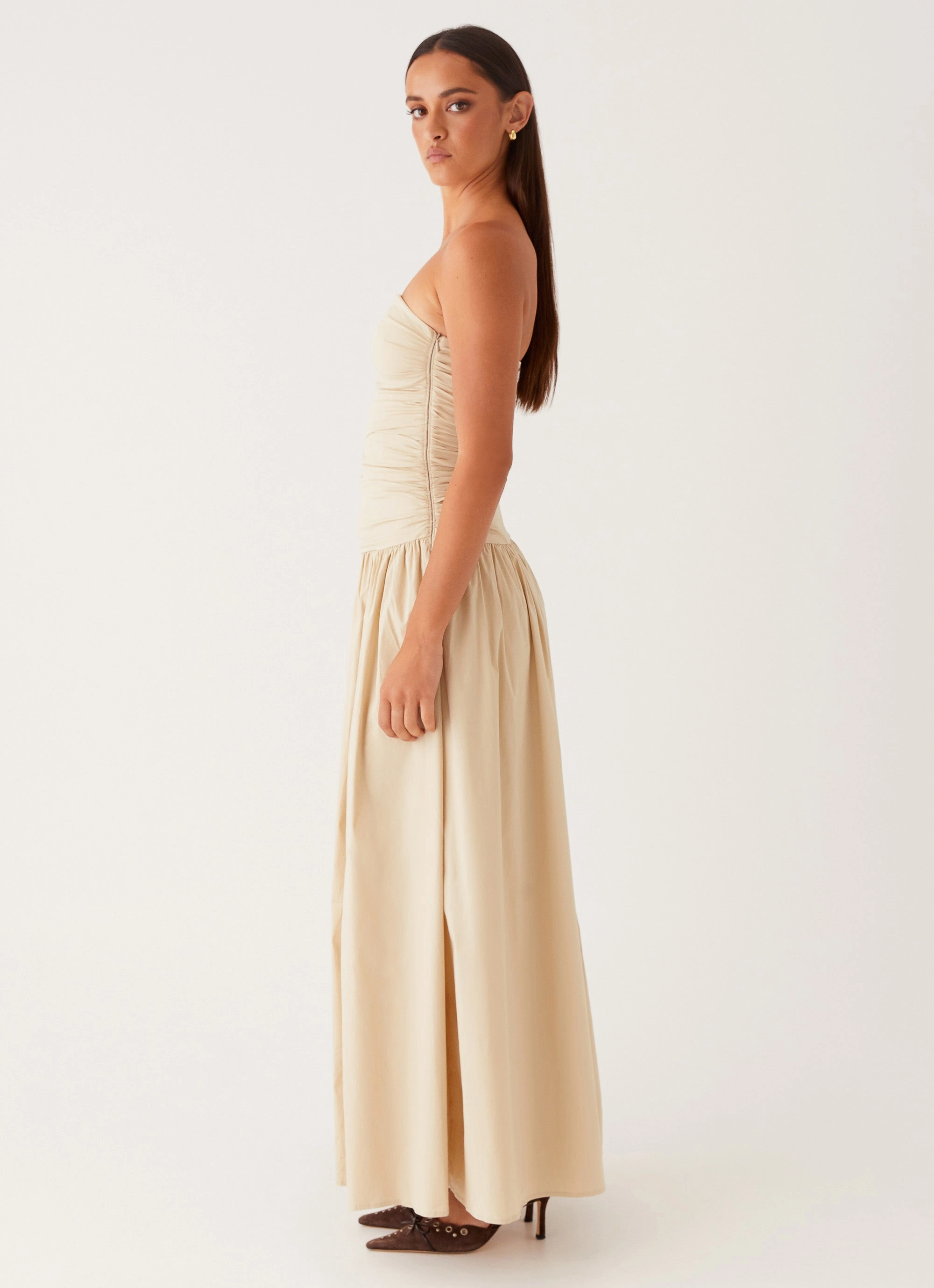 Flexible Fit Carmel Maxi Dress - Ivory