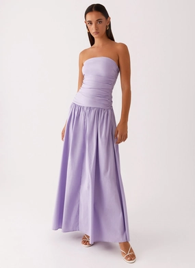 Carmel Maxi Dress - Lavender Relax Mode
