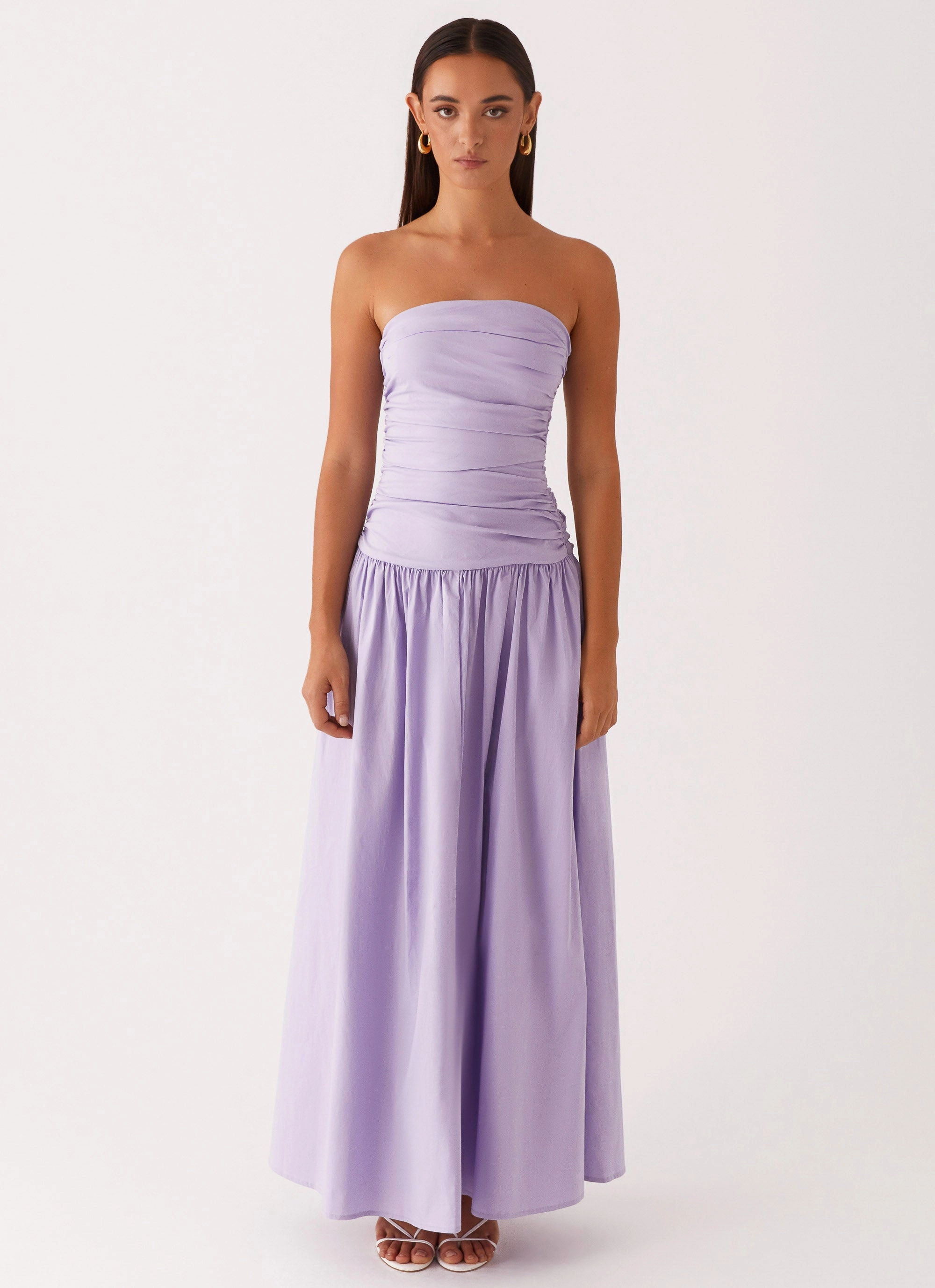 Sporty Comfort Balanced feel Carmel Maxi Dress - Lavender