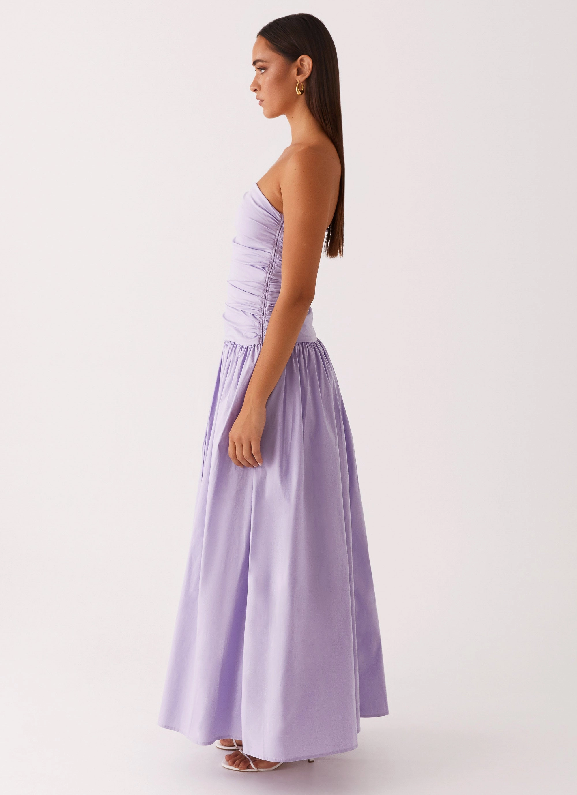 Soft Stitch Carmel Maxi Dress - Lavender