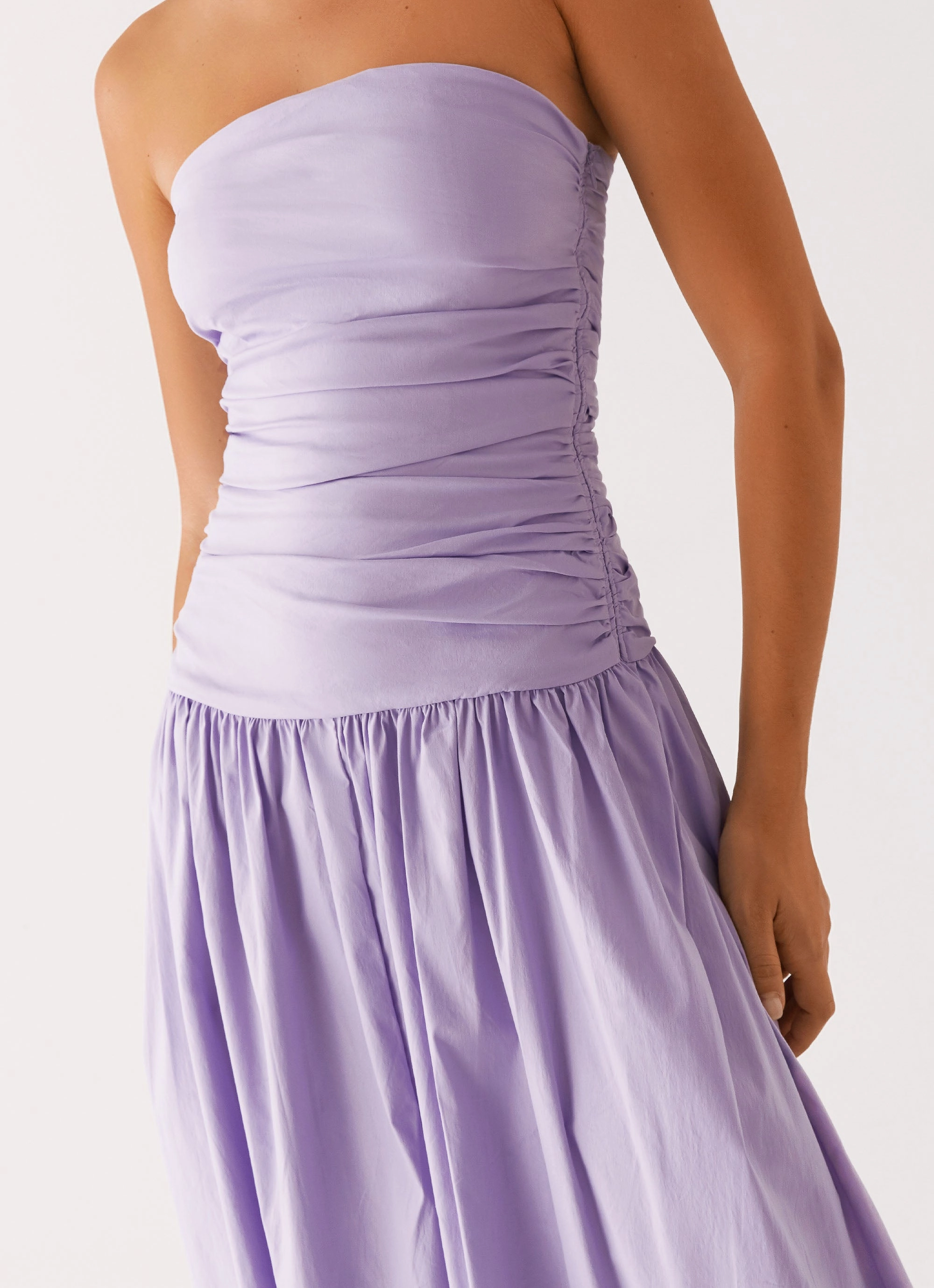 Carmel Maxi Dress - Lavender Silk Air