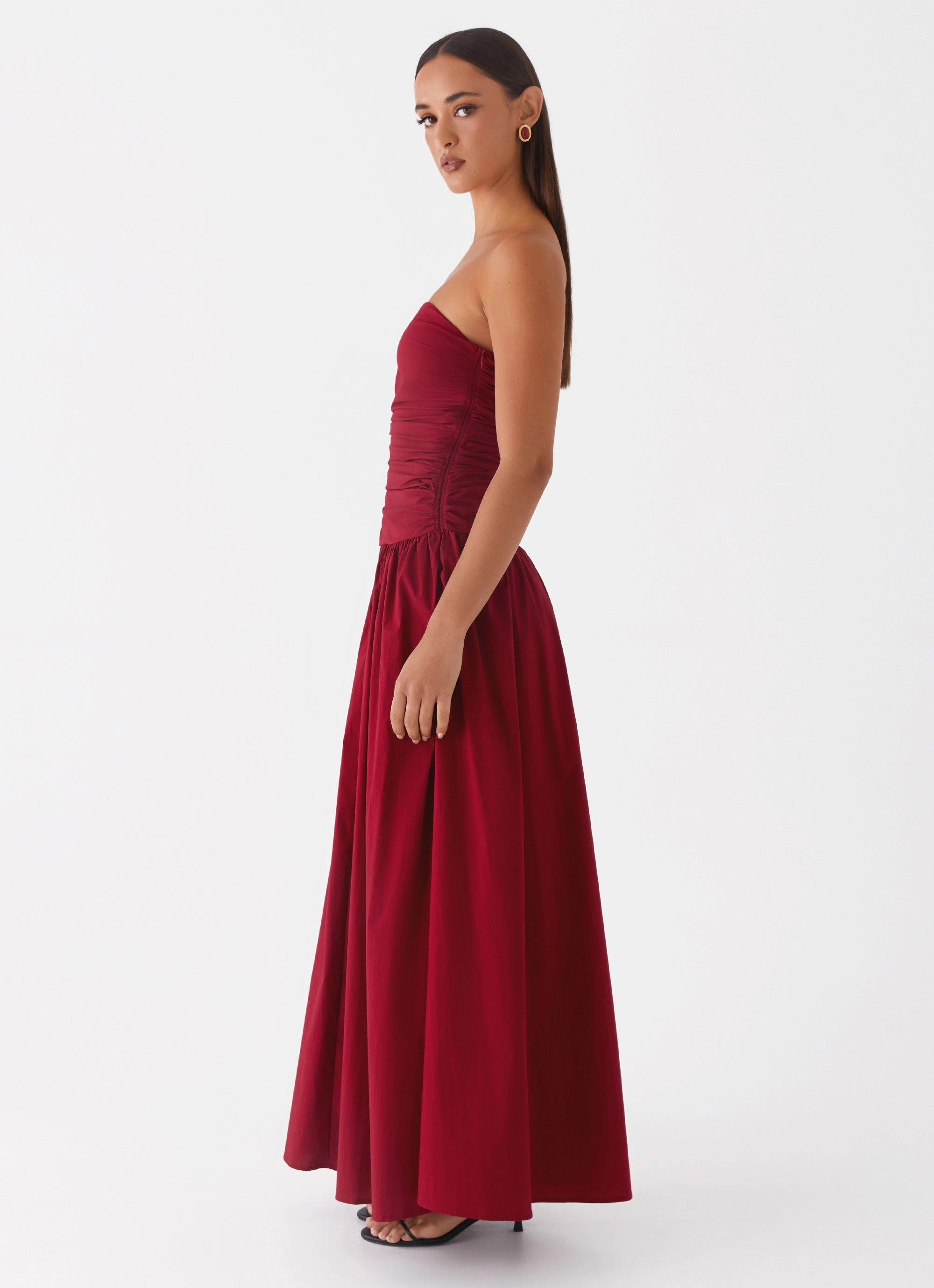 Carmel Maxi Dress - Merlot Everyday-Comfort