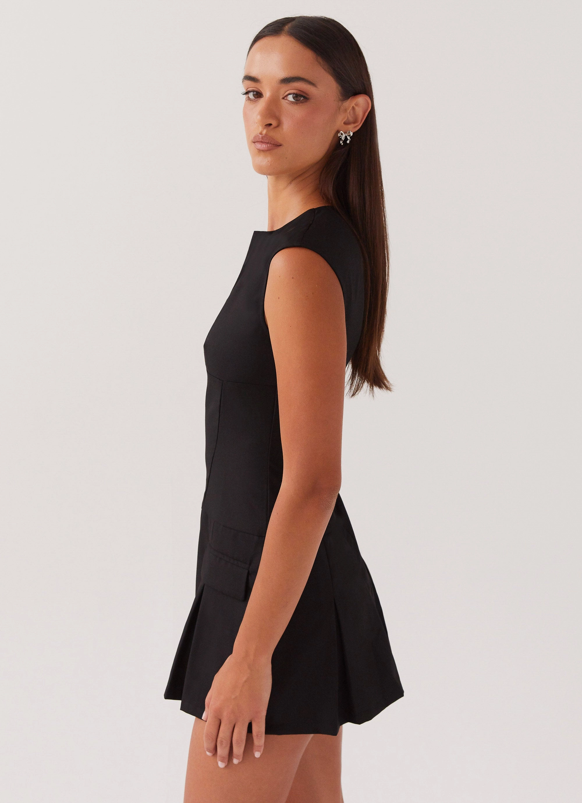 Cassia Mini Dress - Black Work or Play Clean Style