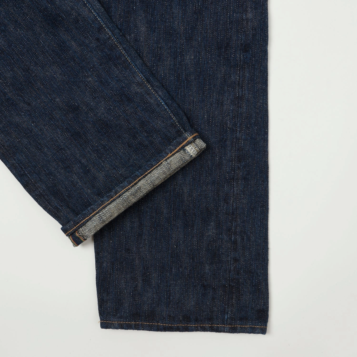 ONI Denim 266 Kase 16oz Natural Indigo 'Kabuki' Selvedge Wide Straight Jean - One Wash Simple Layers