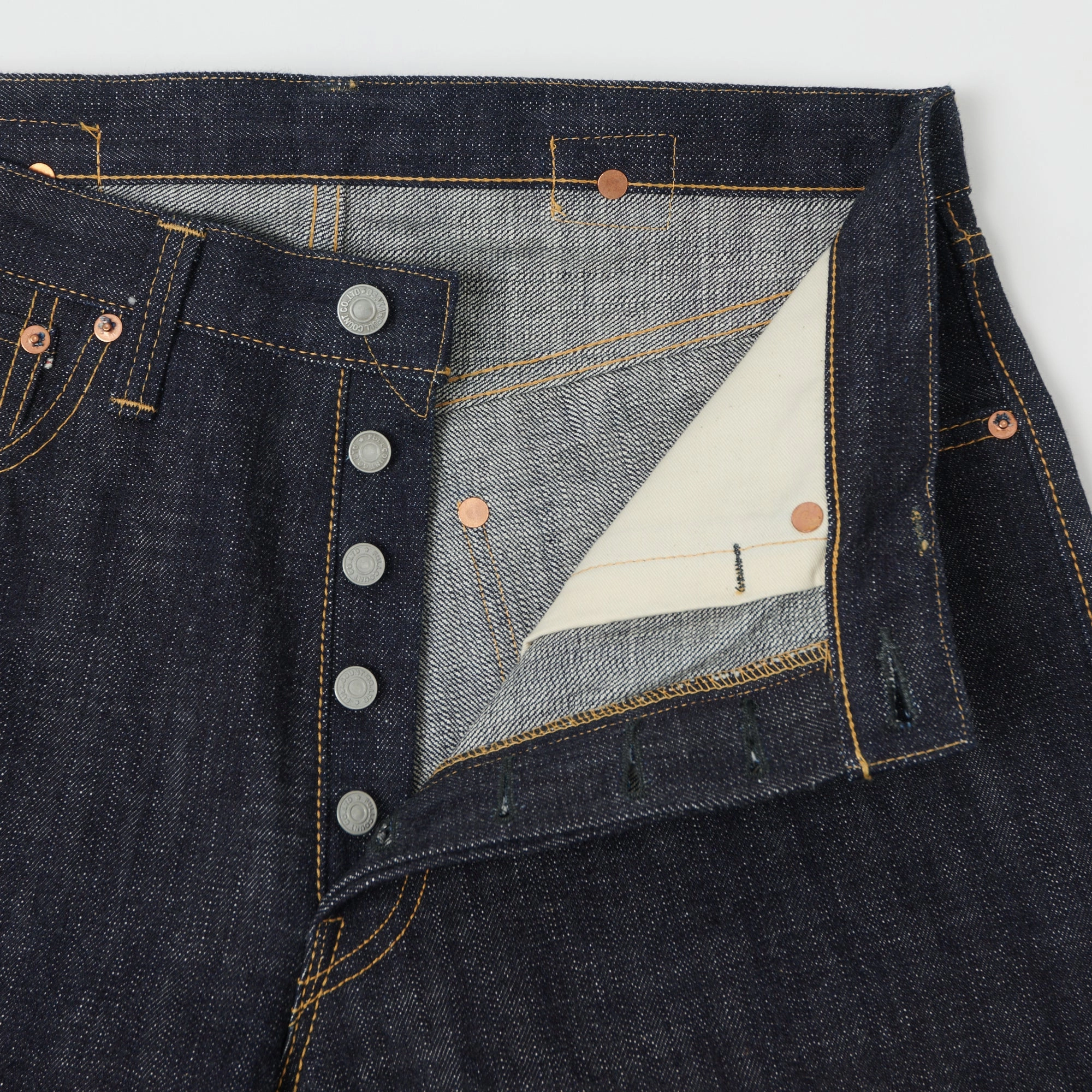 Full Count 1101XX Special Edition 15.5oz Loose Straight Jean - Raw Neutral Smooth