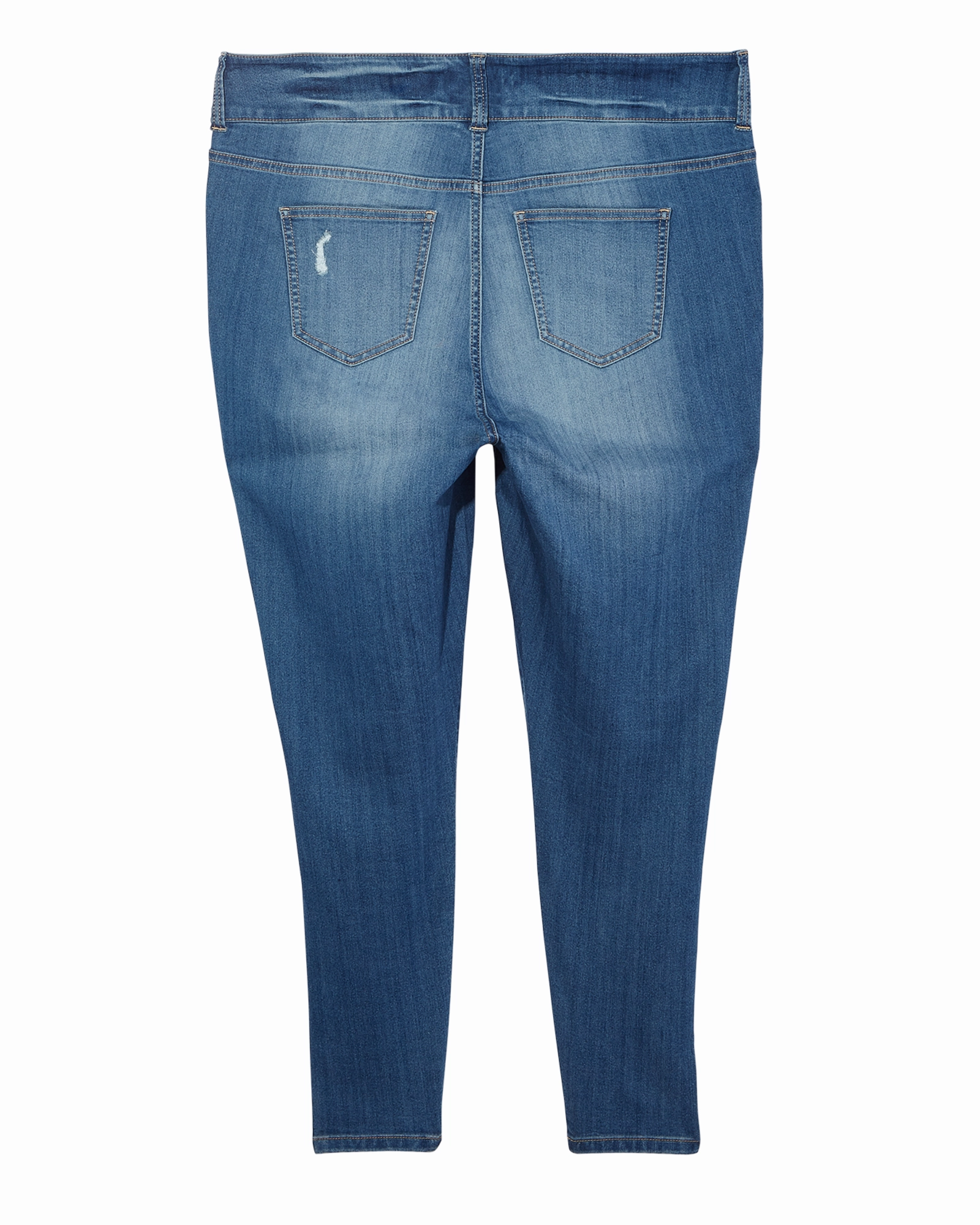 Holiday Vibes Date Night Lightweight Responsible Denim Production Vanderbilt Skinny Three Button High Rise Jean | Medium Wash