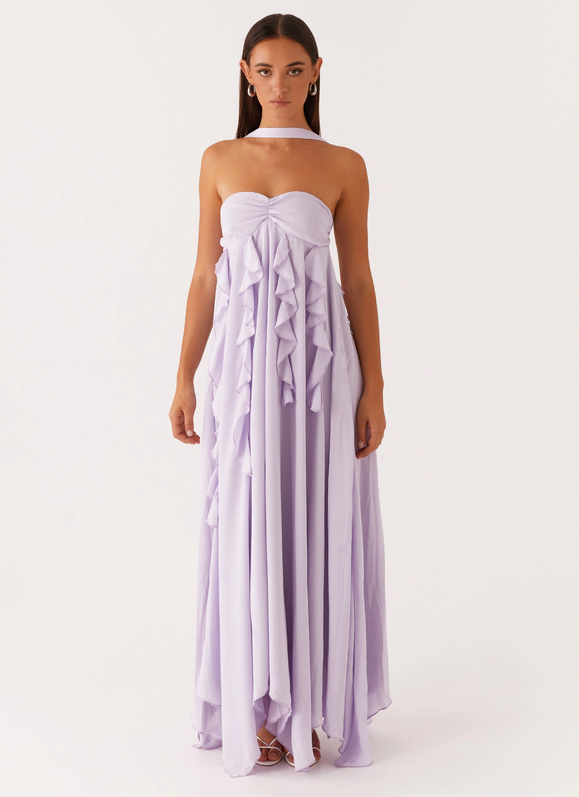 Florence Maxi Dress - Lilac Elegant Finish