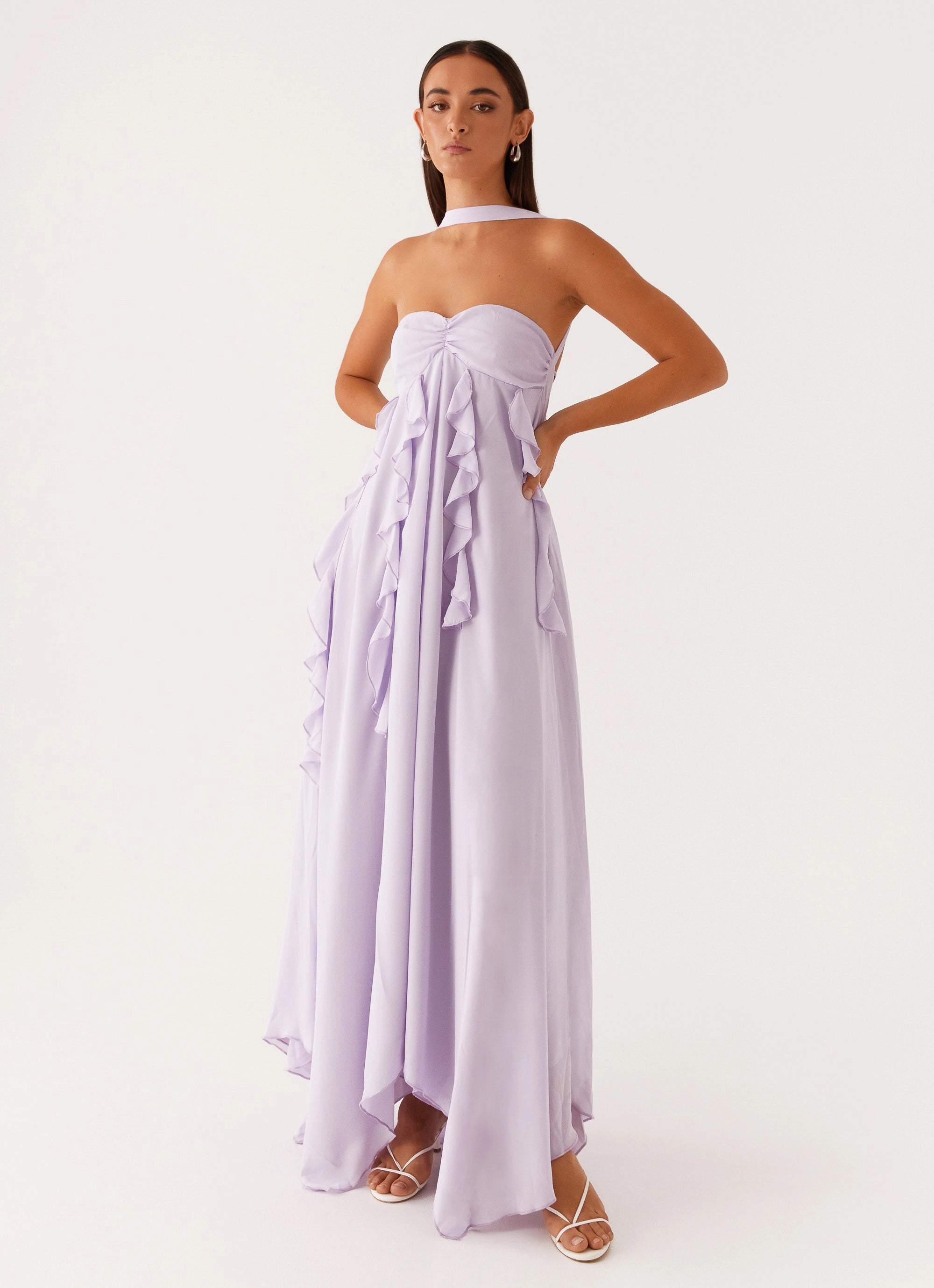 Florence Maxi Dress - Lilac Modern Appearance Breathable