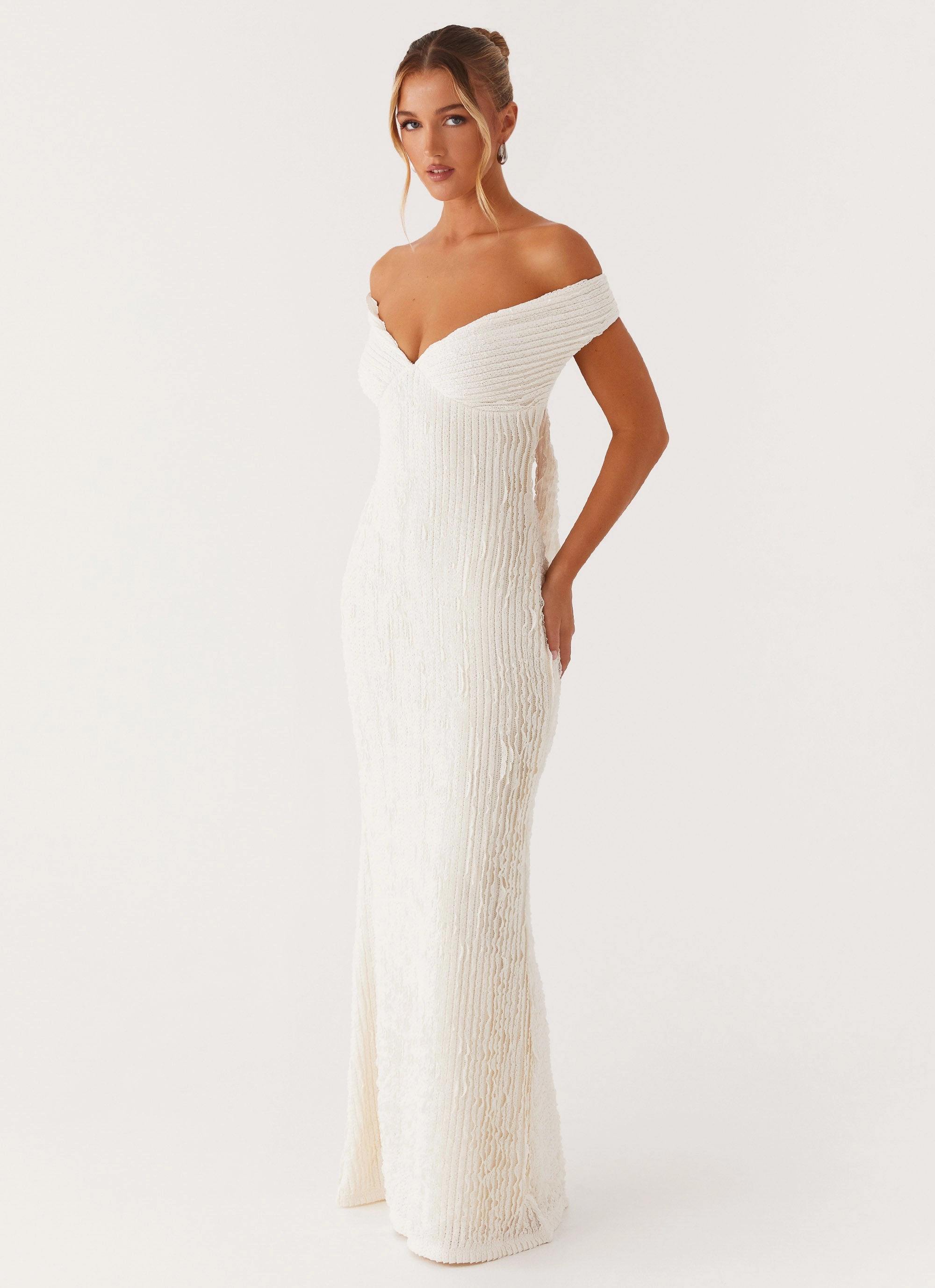 Chantelle Maxi Dress - Ivory Daily Silhouette Fresh Color