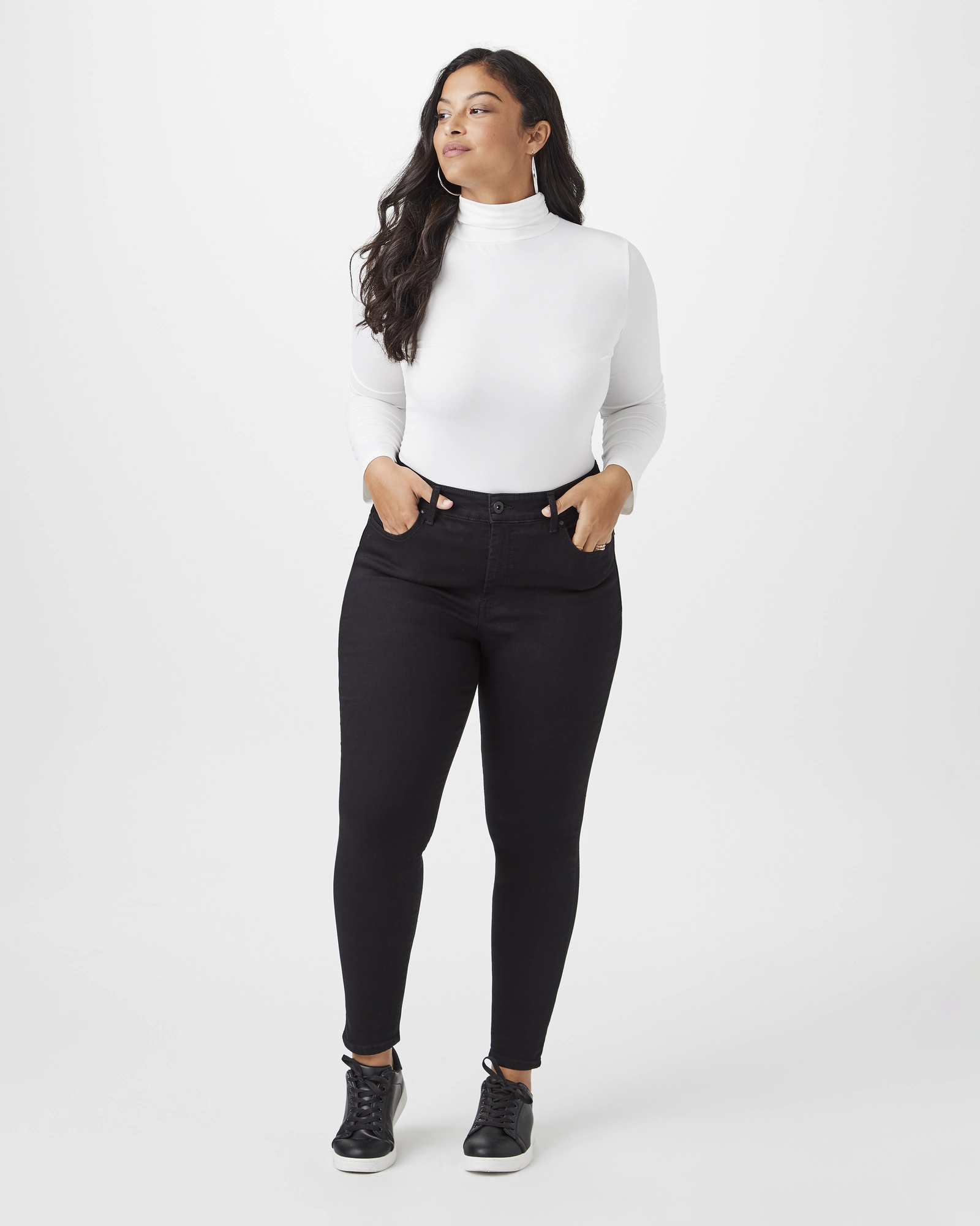Charles High-Rise Ankle Jean | Black Family Style Slim Basic Comfort