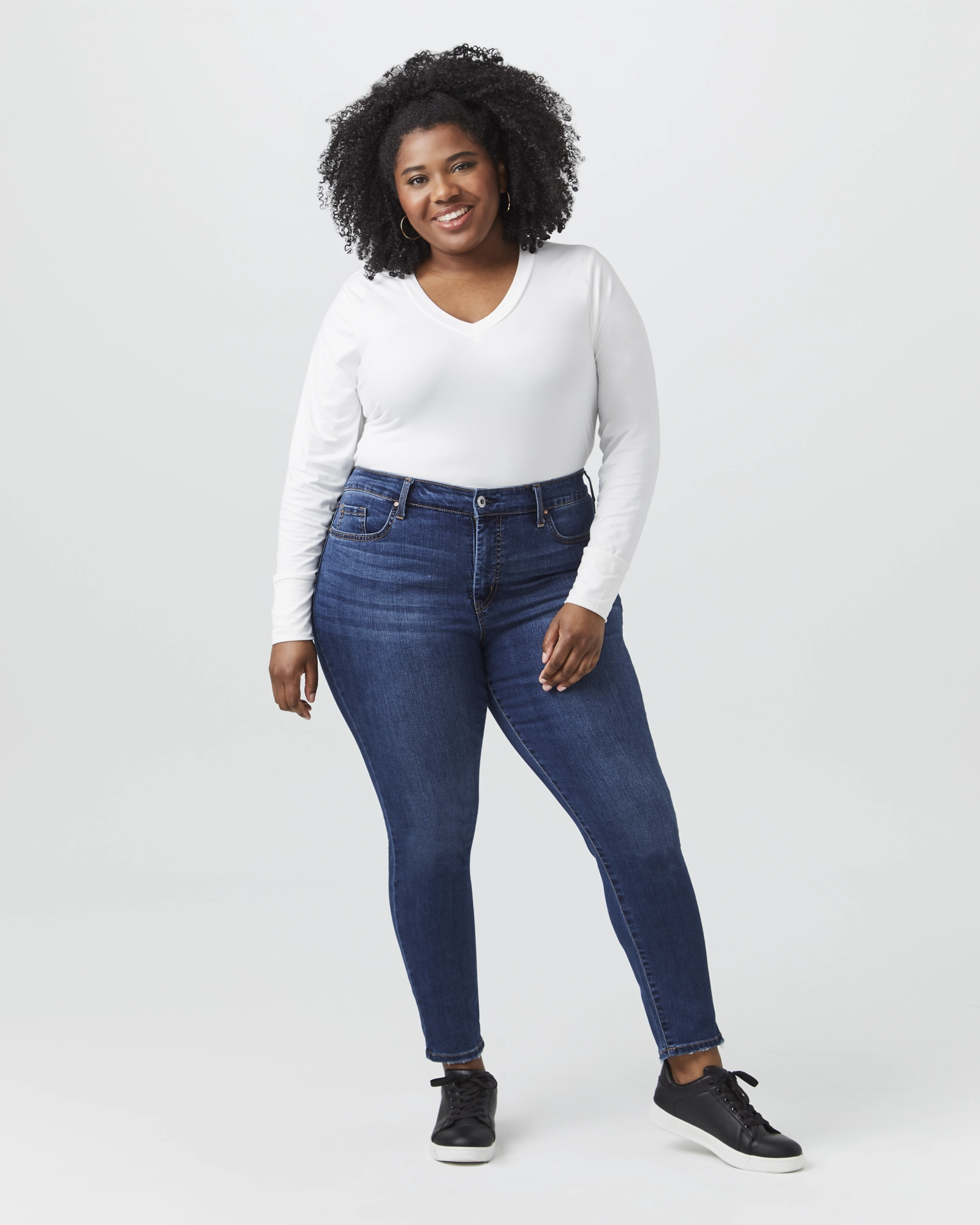 Charles High-Rise Ankle Jean | Dark Wash Casual Design Gym Ready Slim Teen Outfit