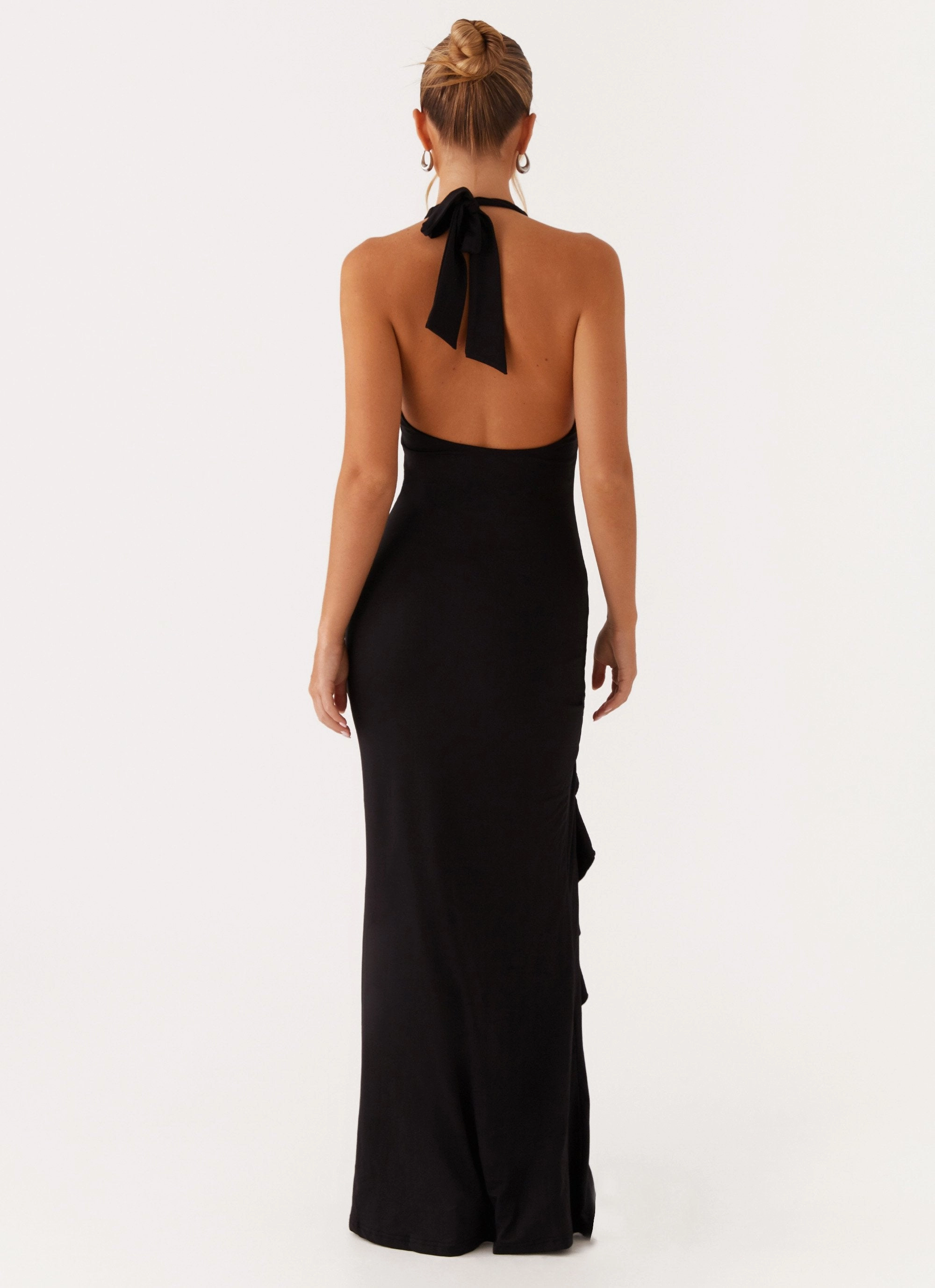 Charmed By You Maxi Dress - Black Pure Vibes