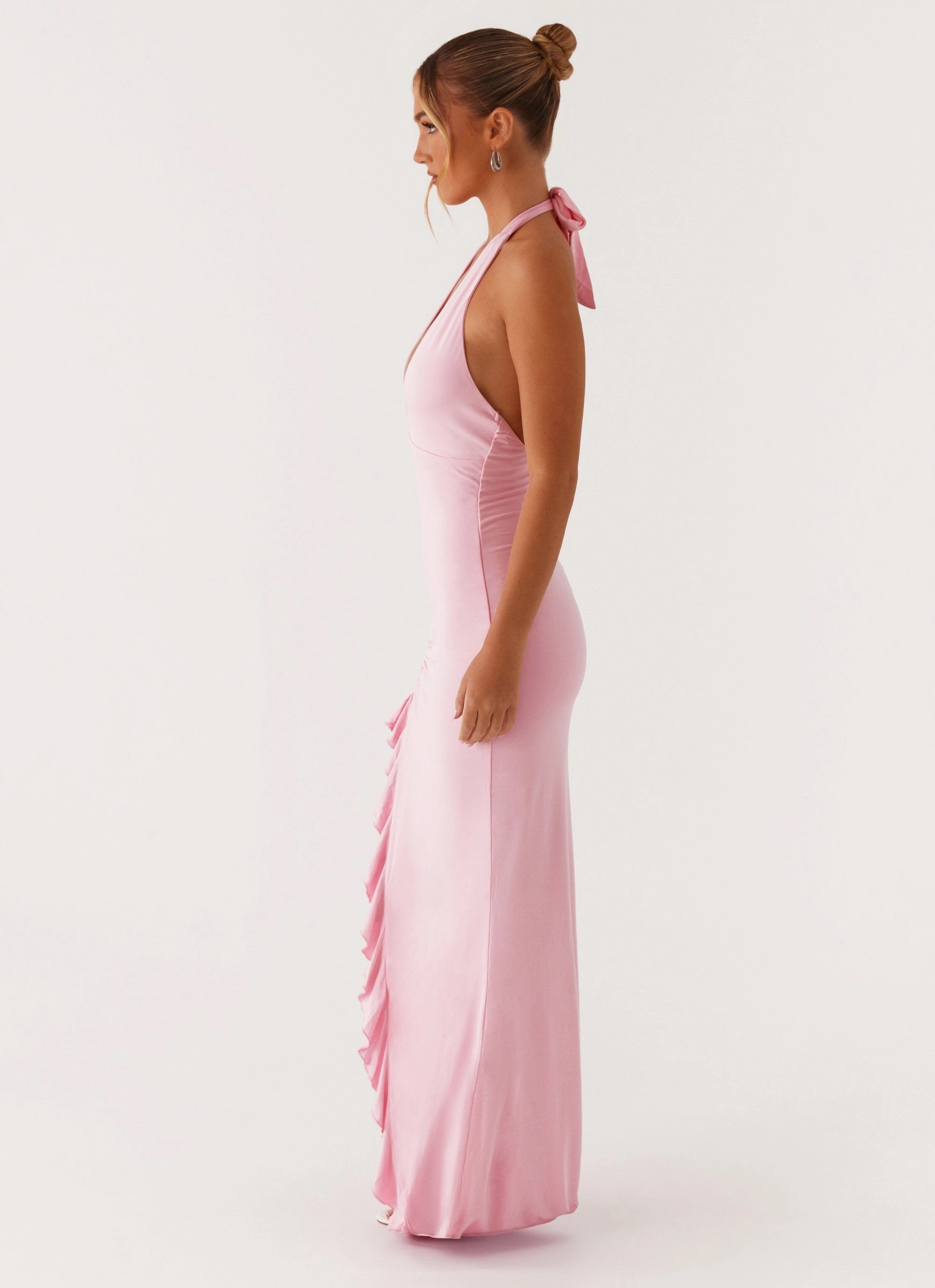 Sleek Touch Charmed By You Maxi Dress - Pink