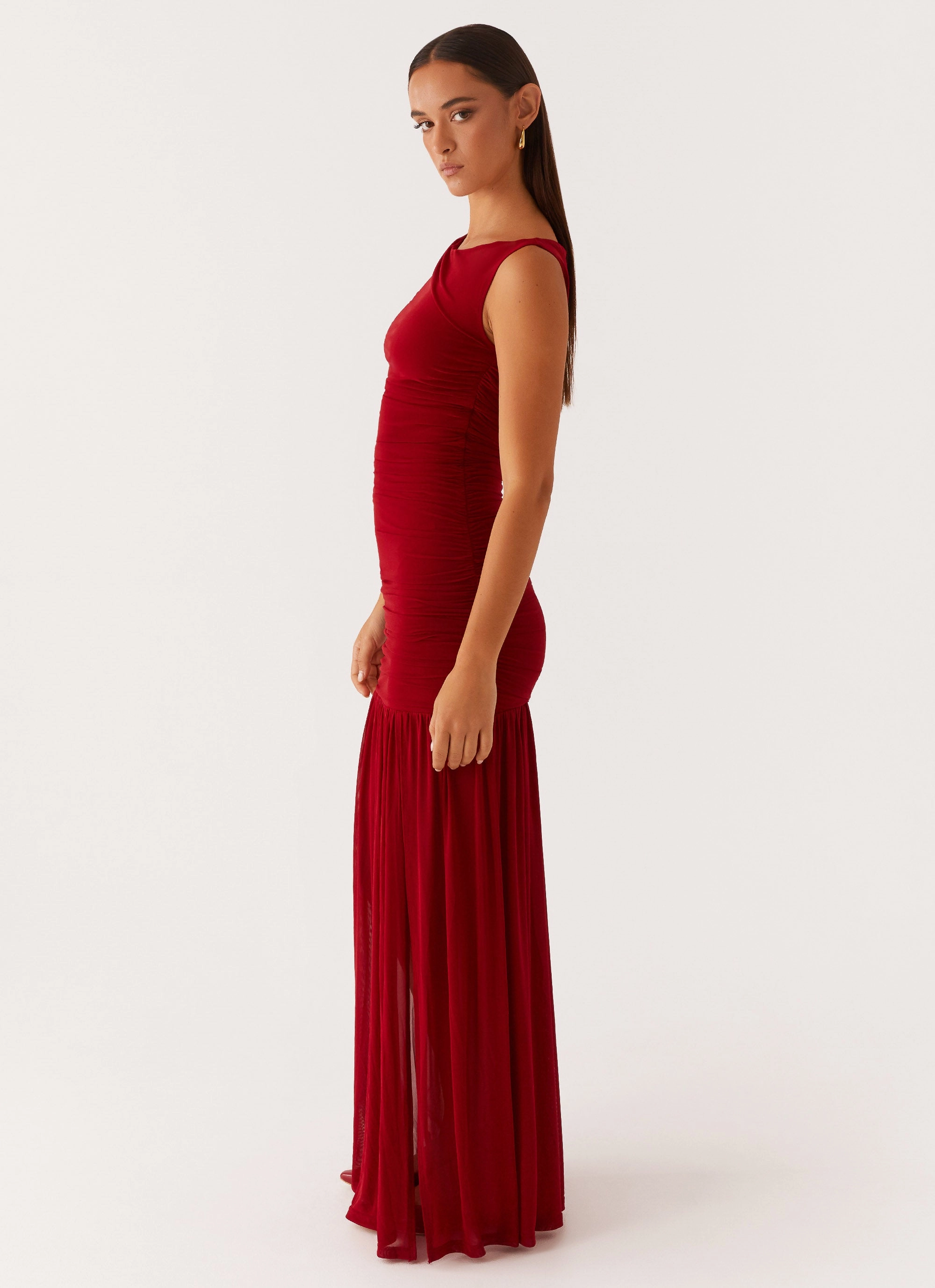 Manon Maxi Dress - Red Day Fit
