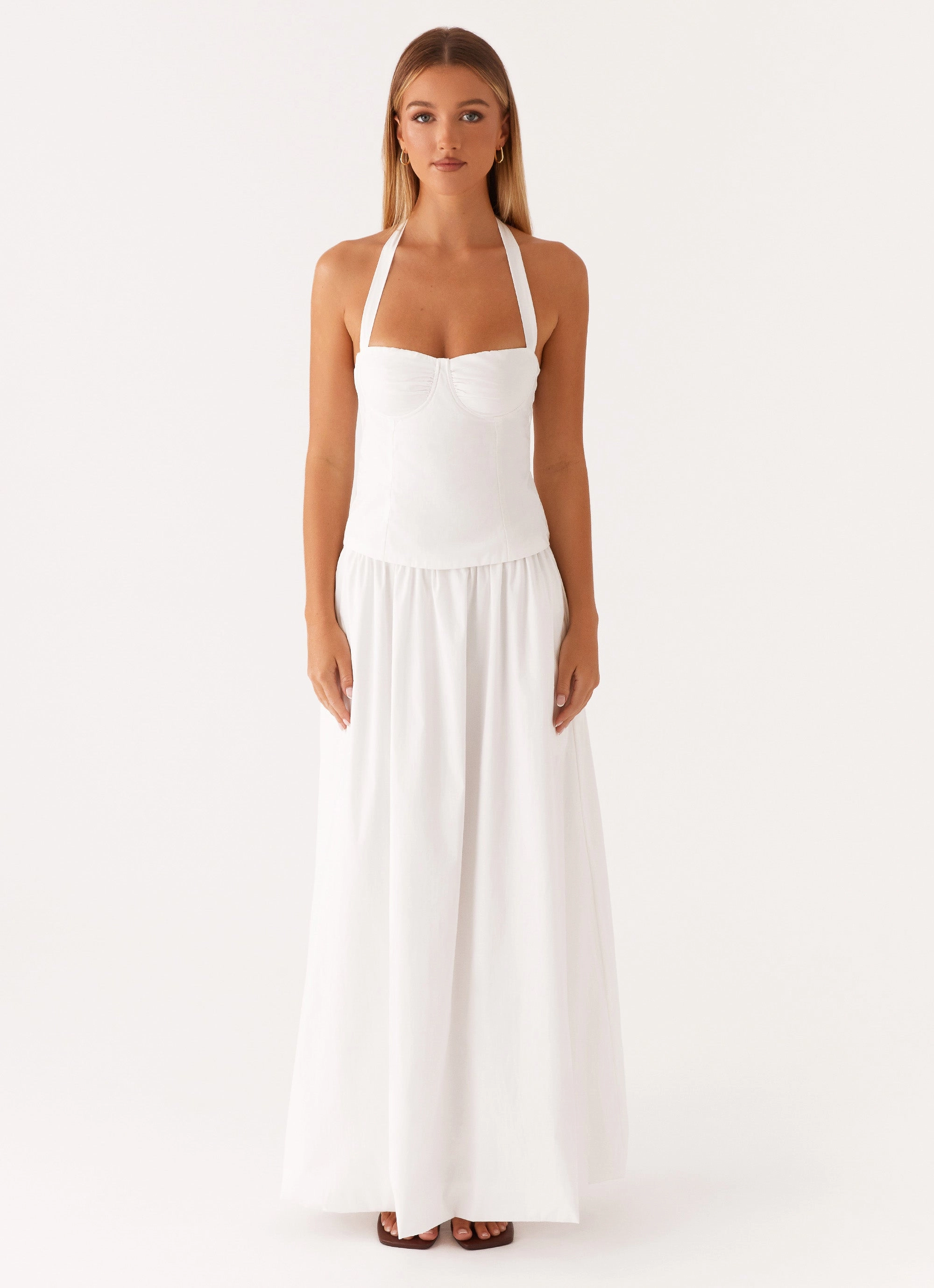 Cheryl Maxi Skirt - White Fashion Mood