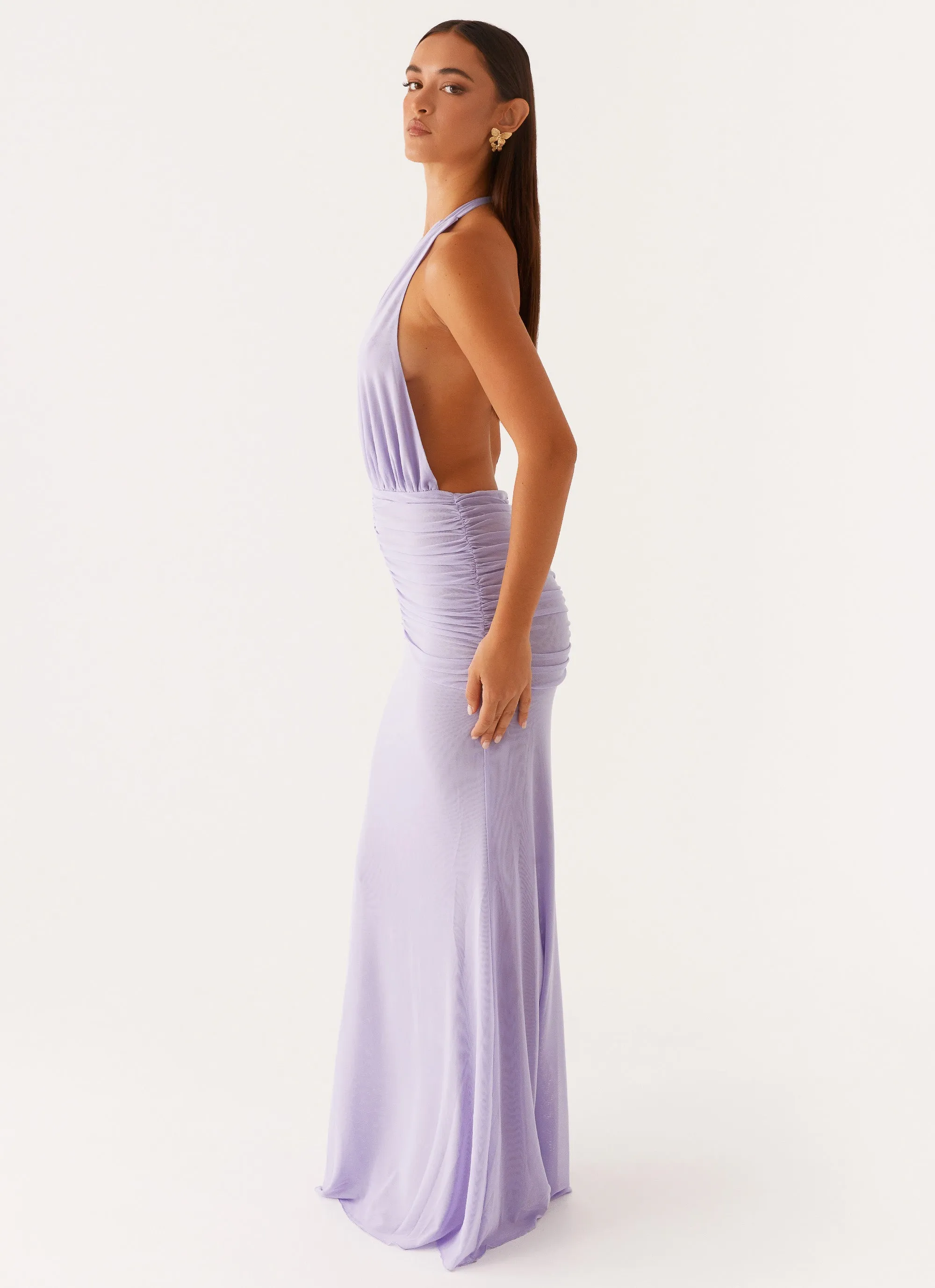 Delicate Mood Places To Be Maxi Dress - Lilac