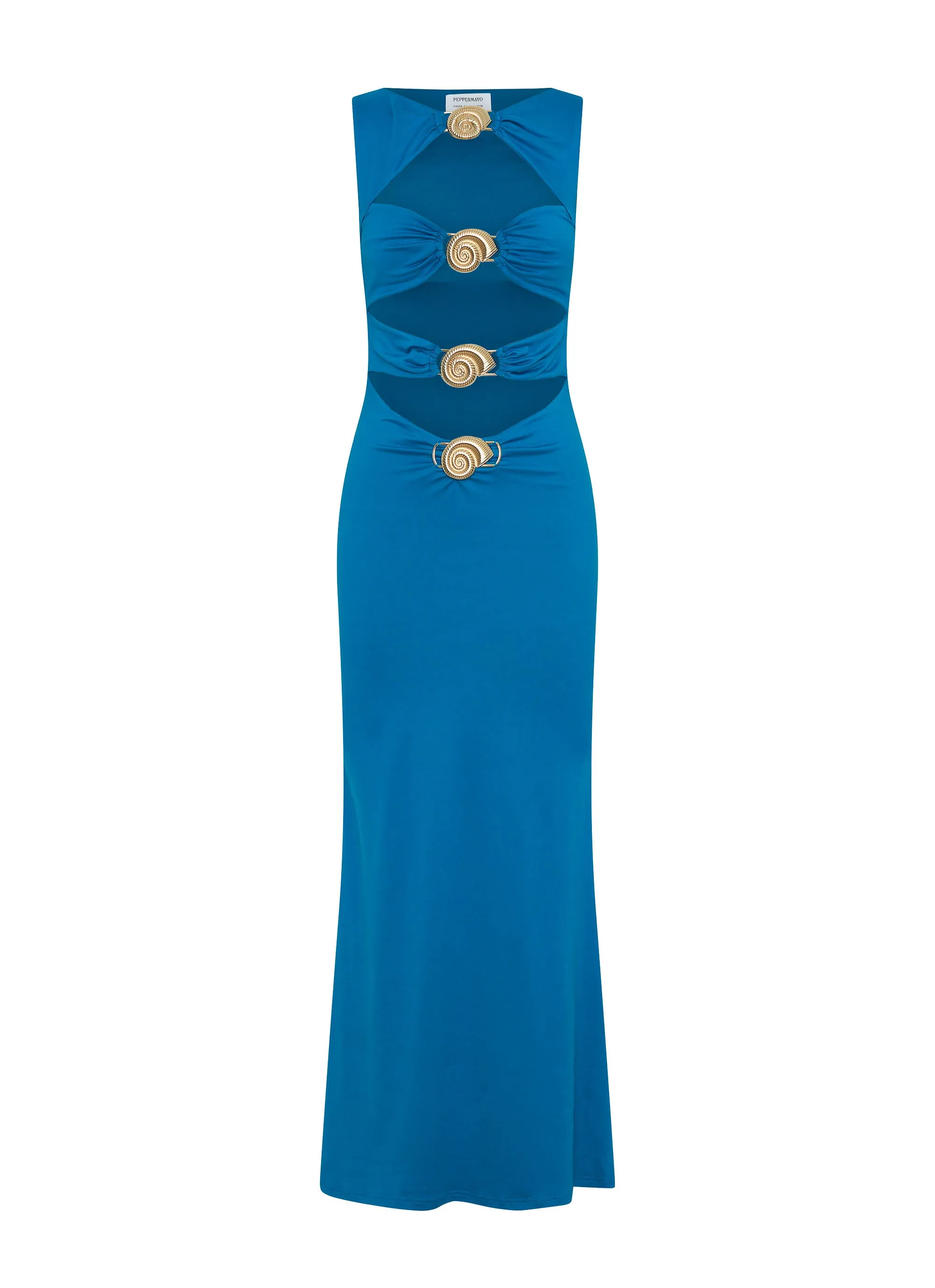 Chic boho dress Relax Piece Lagoon Cut Out Maxi Dress - Royal Blue