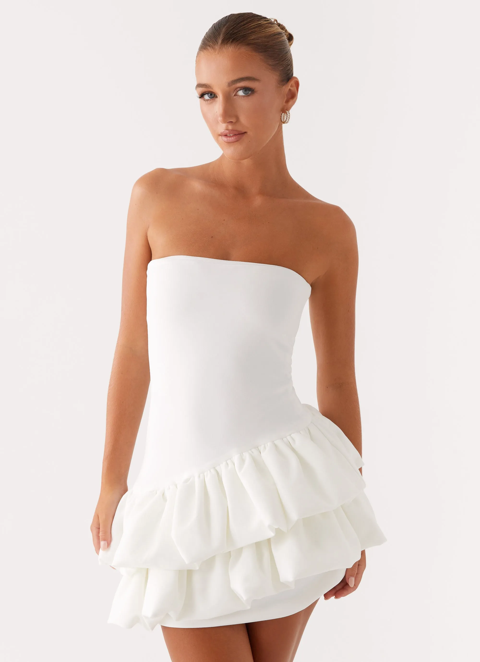 FadeResistantColor Marie Mini Dress - White