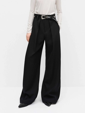 Soft Fabric Relaxed Wide Leg Pants