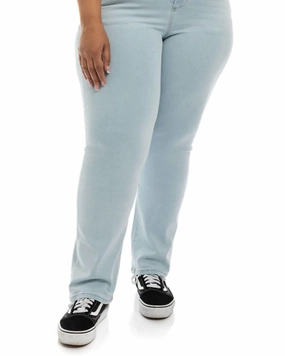 Any Time Wear Perfect for All Plus Better Butter Sheila Mid Rise Slim Straight in Samson | Samson