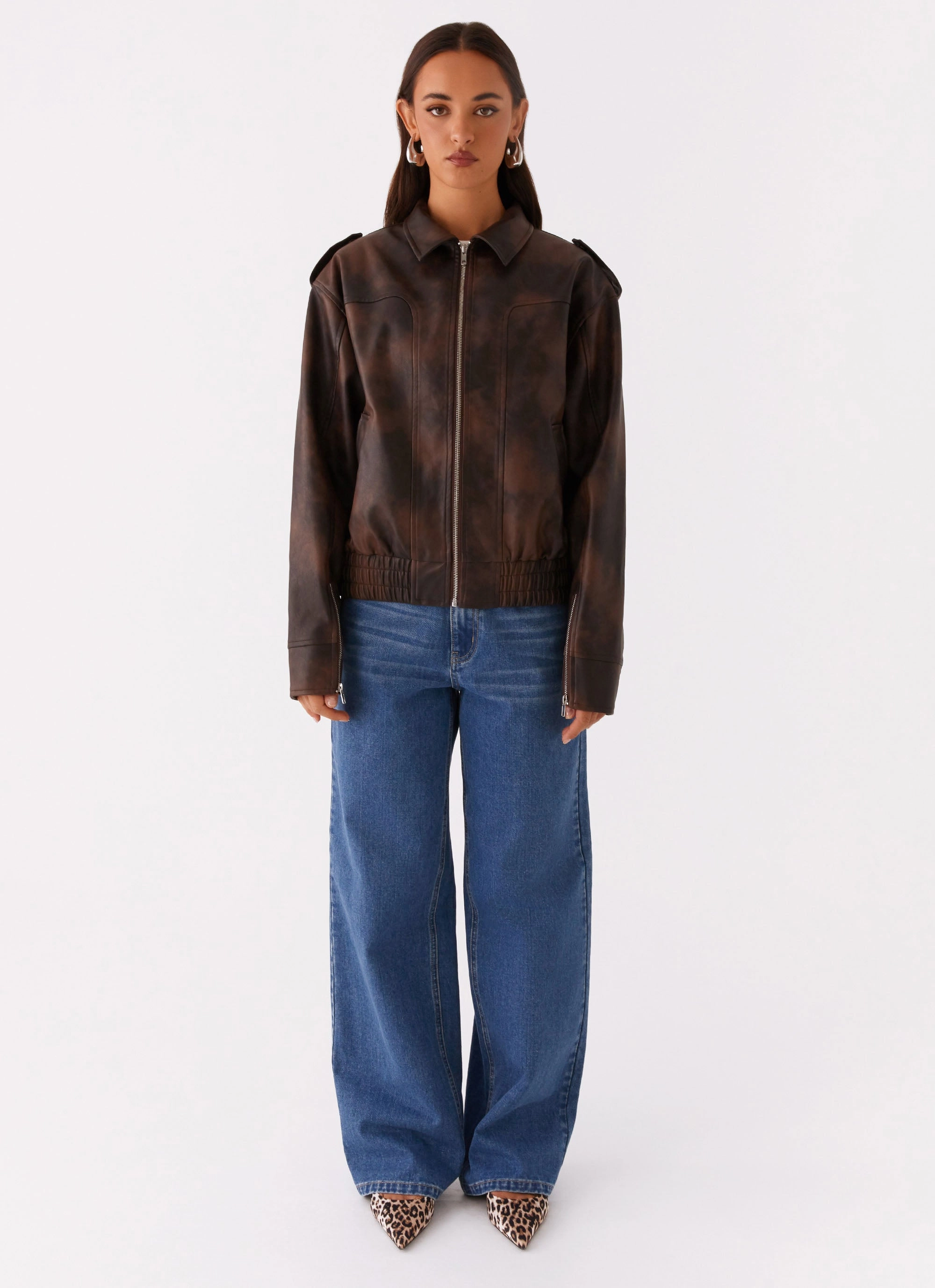 Innovate Chicago Bomber Jacket - Chocolate