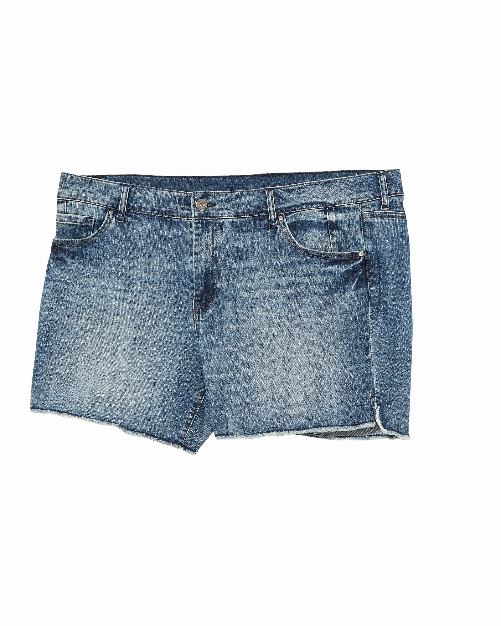 True Comfort Style Basic Allen Midi Short | Medium Wash