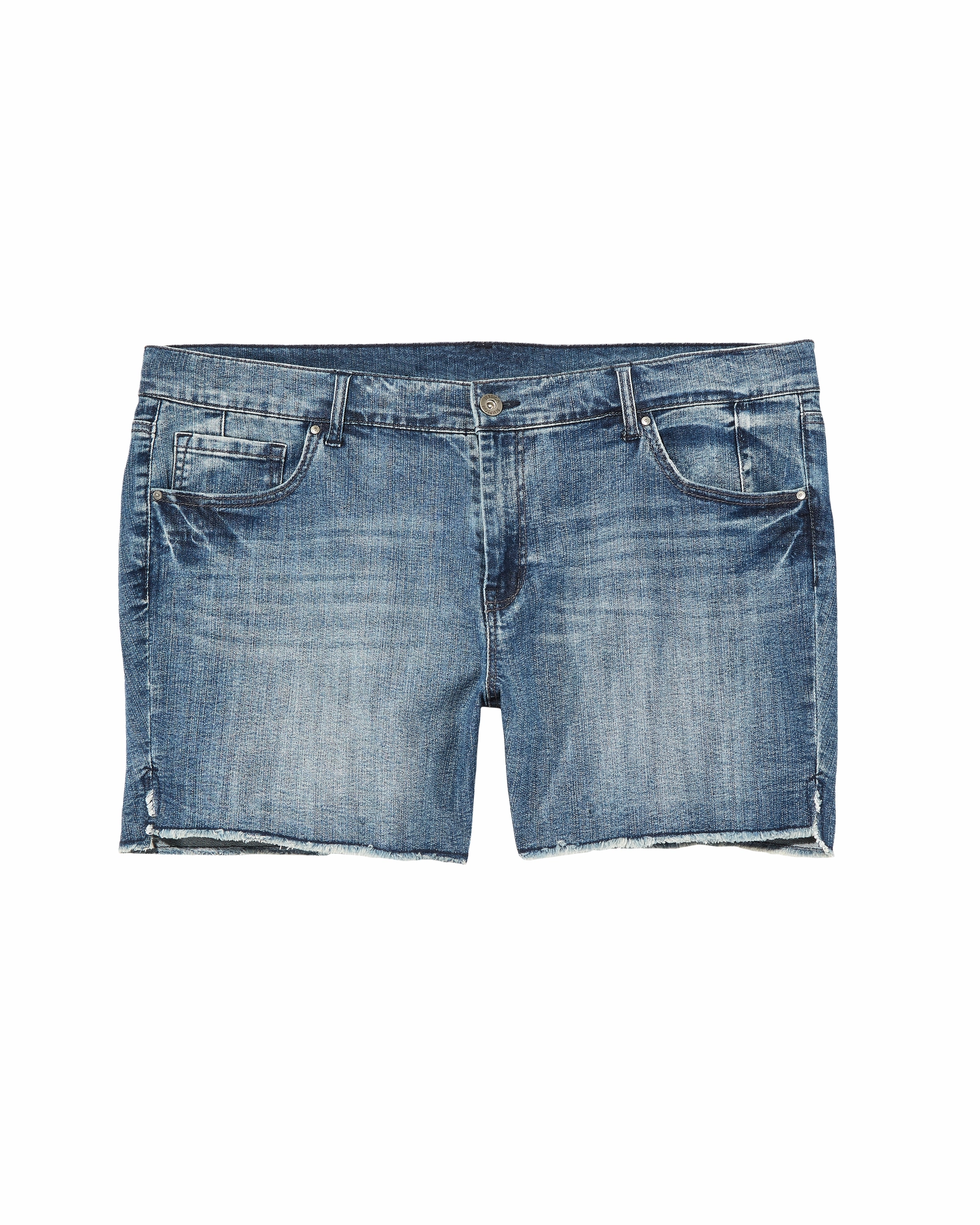 Allen Midi Short | Medium Wash Office Wear Modern