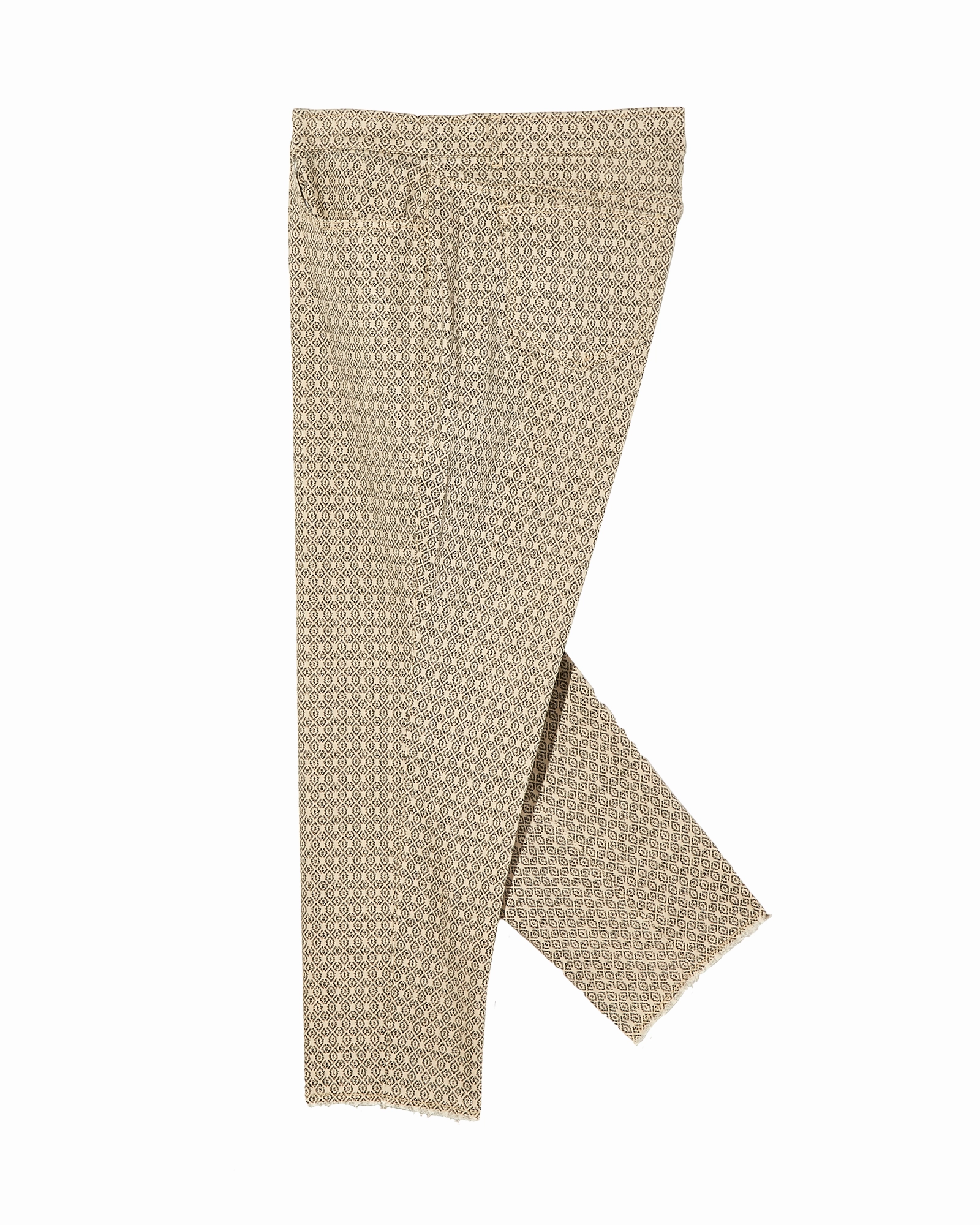 Base Wear Outfit Combo Chrystie Printed Skinny Jean | White / Tan