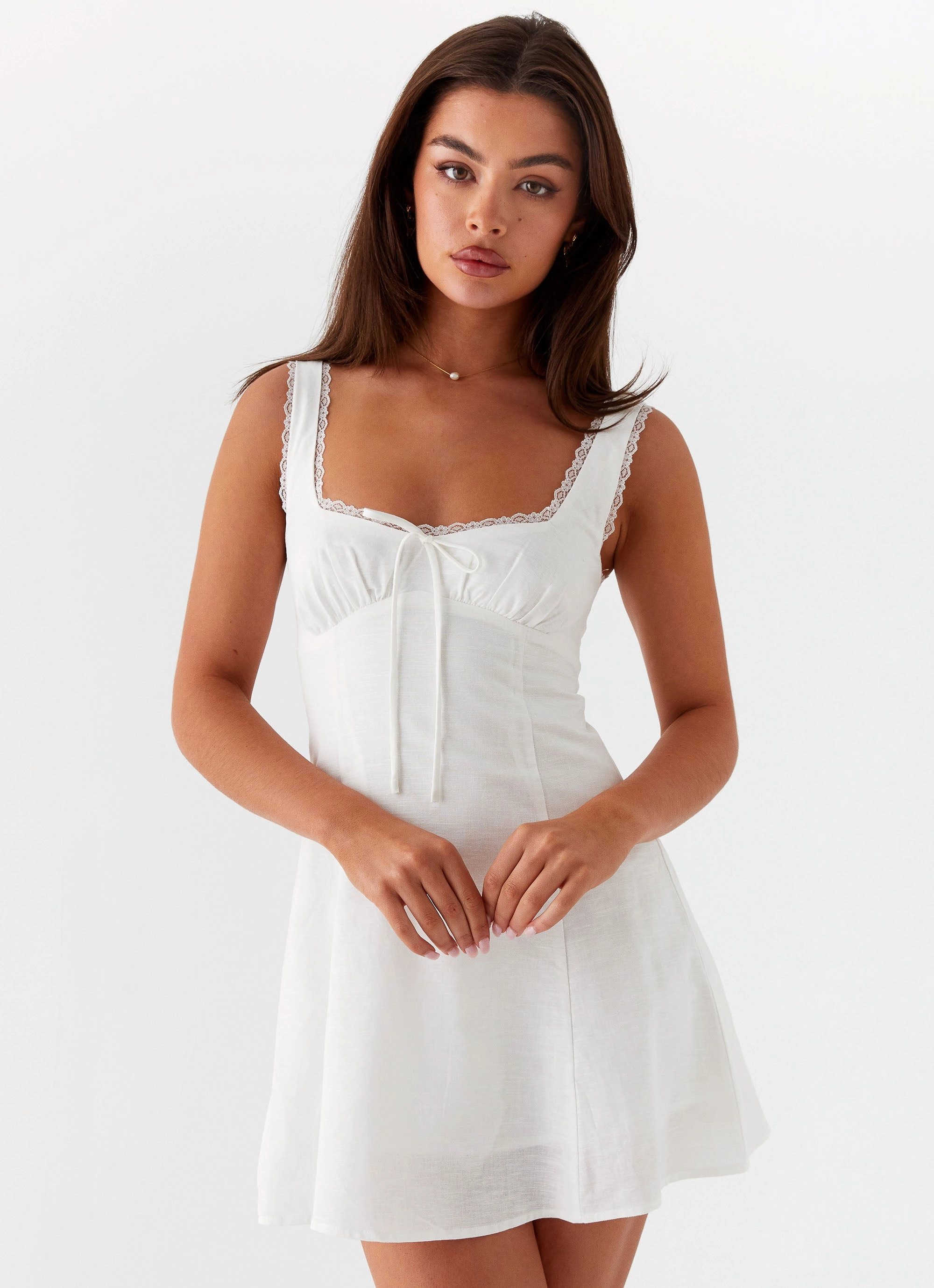 Trendy pick Chill Moment Rowena Mini Dress - White