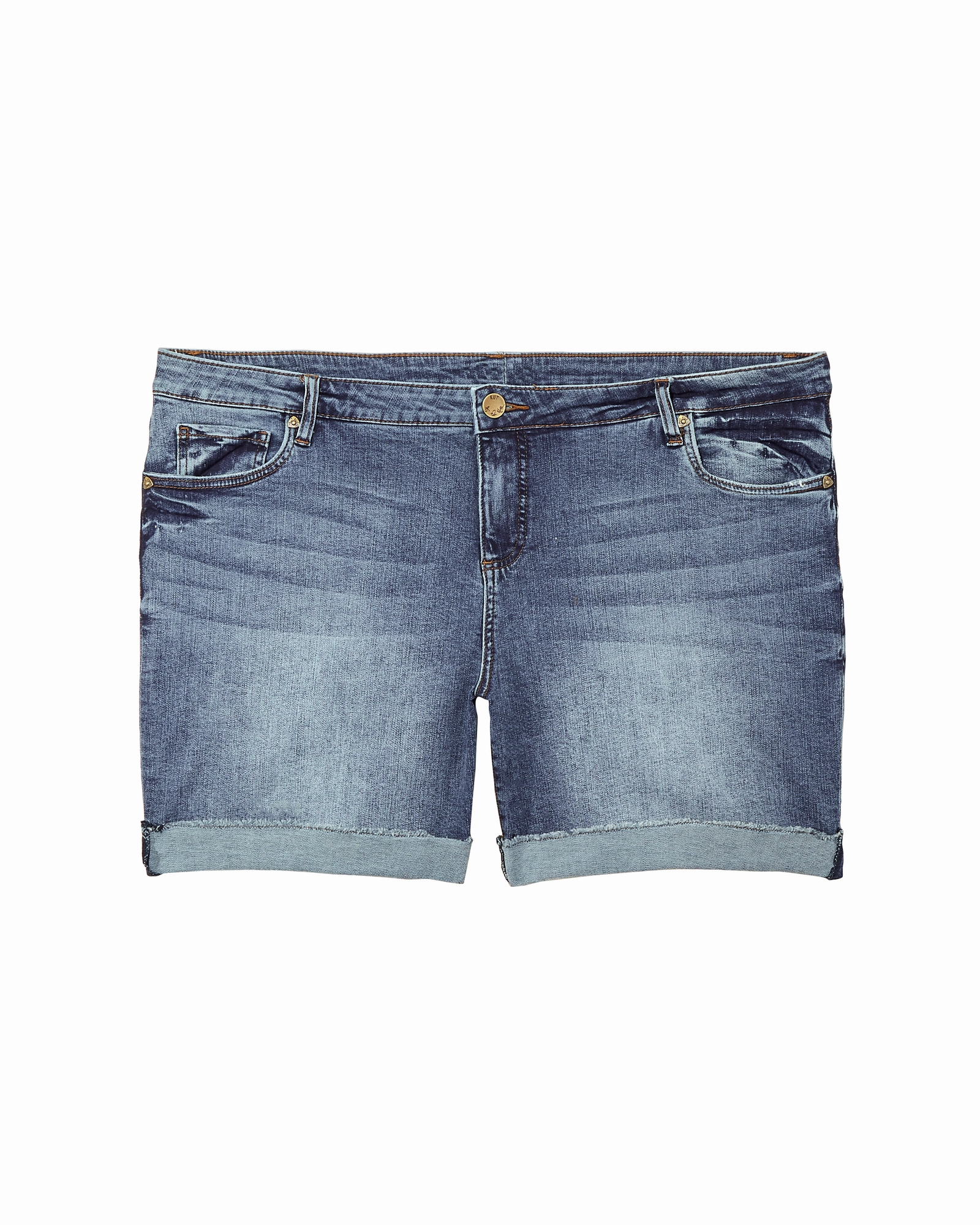 Clark Boyfriend Short | Medium Wash Stretch Fabric Lightweight Earthy Nature Lover