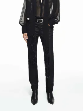 Office Wear Couple Look Work Ready Classic Black Skinny Jeans