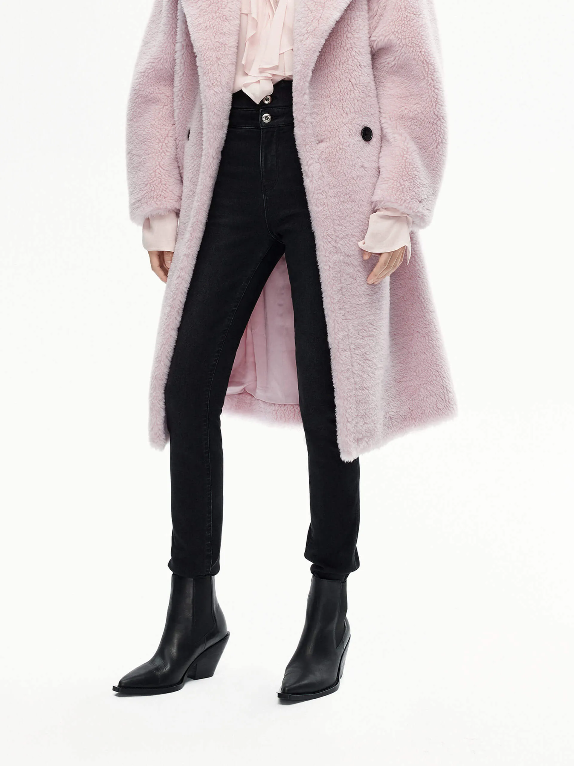 Effortless Waist Traveler Gear Winter Warmth Smooth Stretch High Waist Skinny Jeans