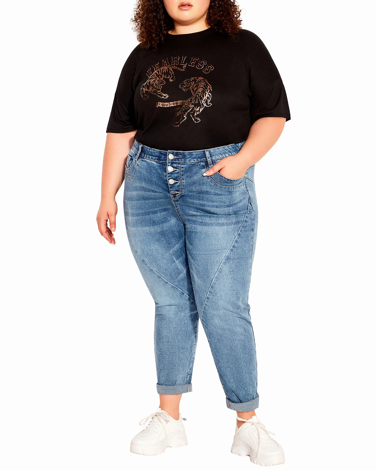 Suki Rollup Jean | Medium Wash Casual Spring Mood Classic Wear