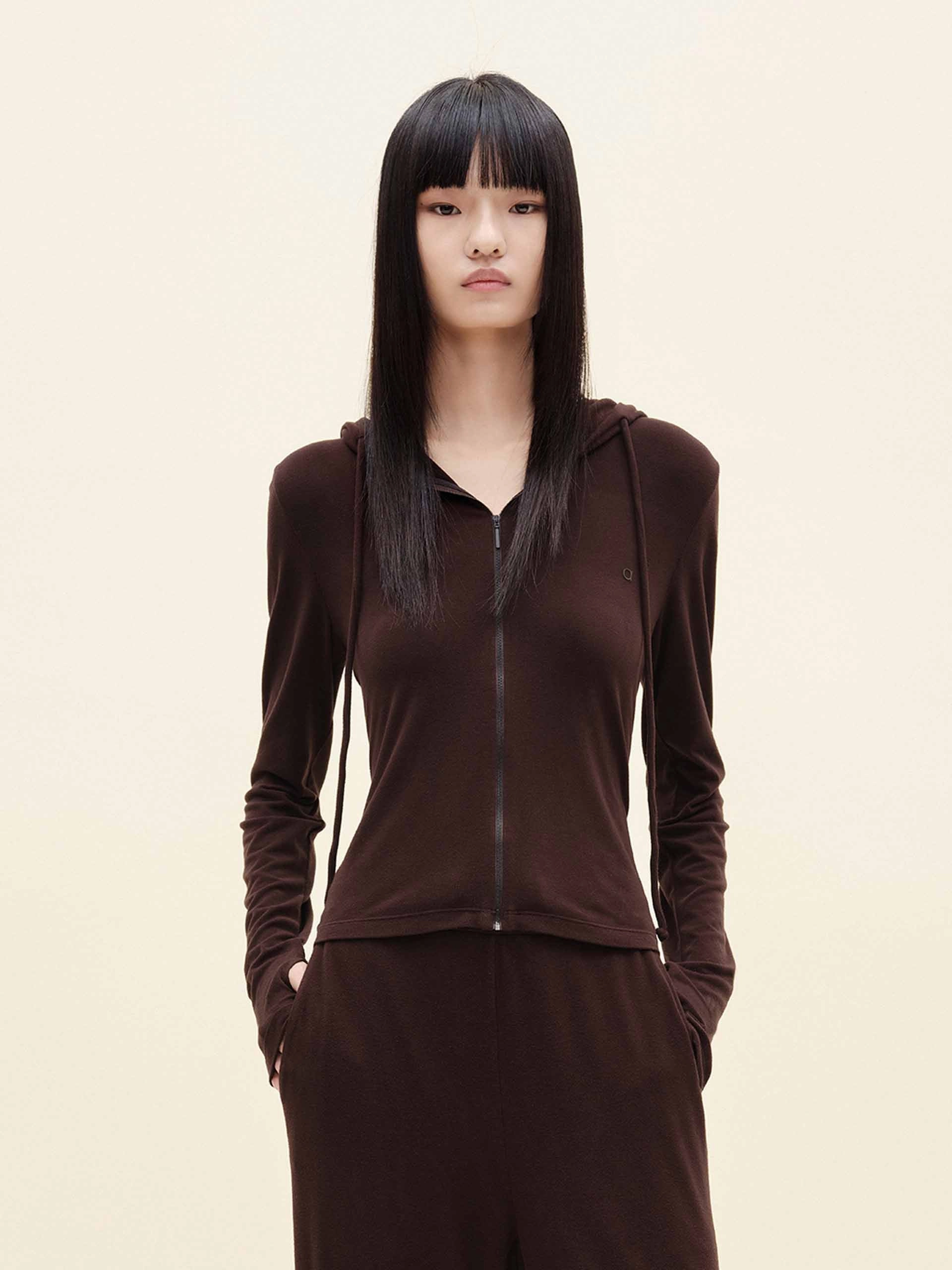 Drawstring Hooded Jacket Rugged Comfort