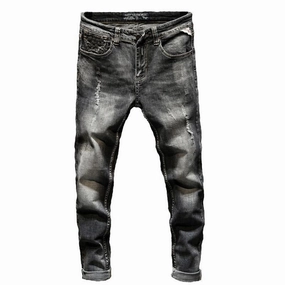 Non Toxic Textile Certified Mid Rise Fit West Louis? Stretch Fit Fashionable Streetwear Jeans