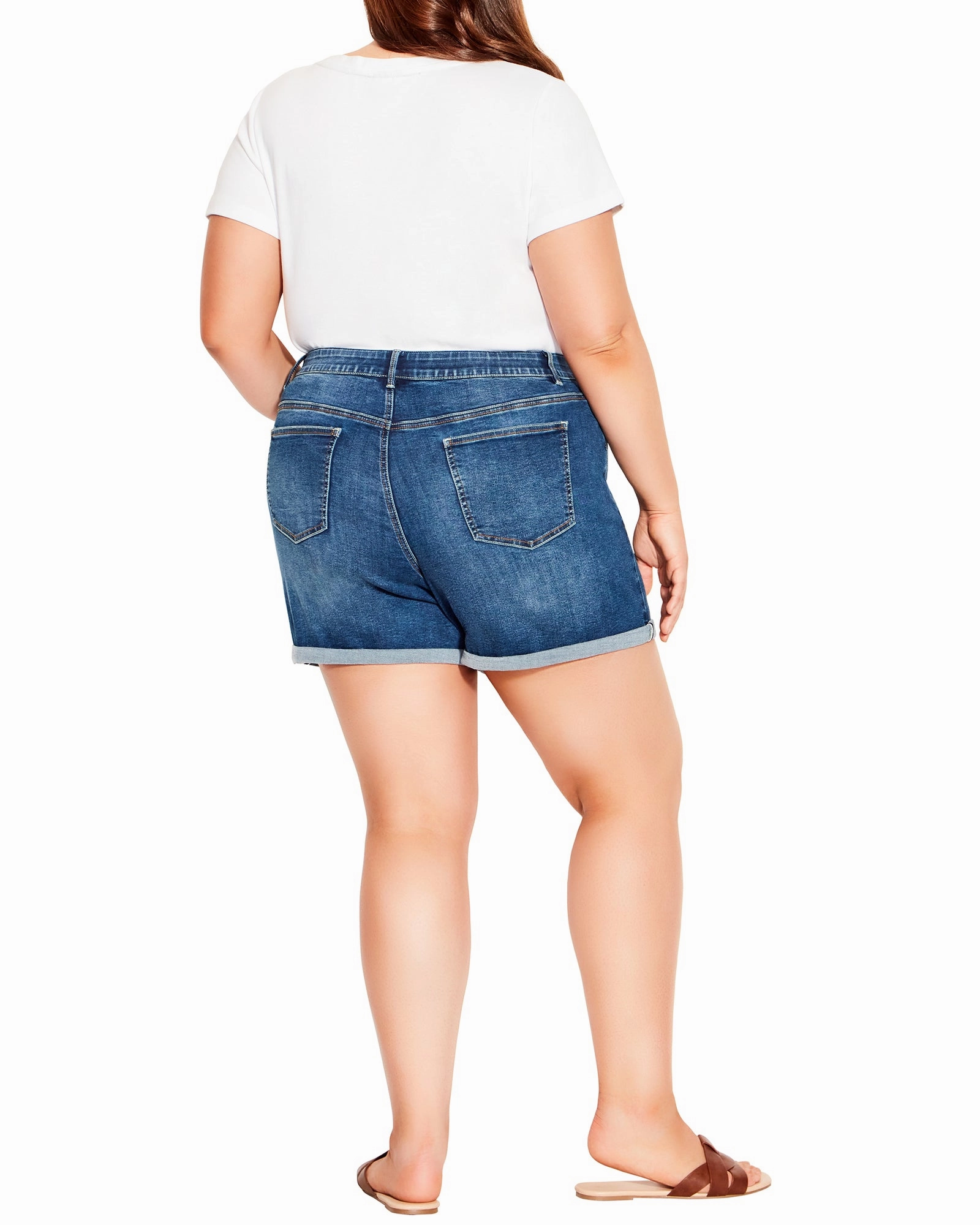 Versatile Look Kora Denim Short | Medium Wash