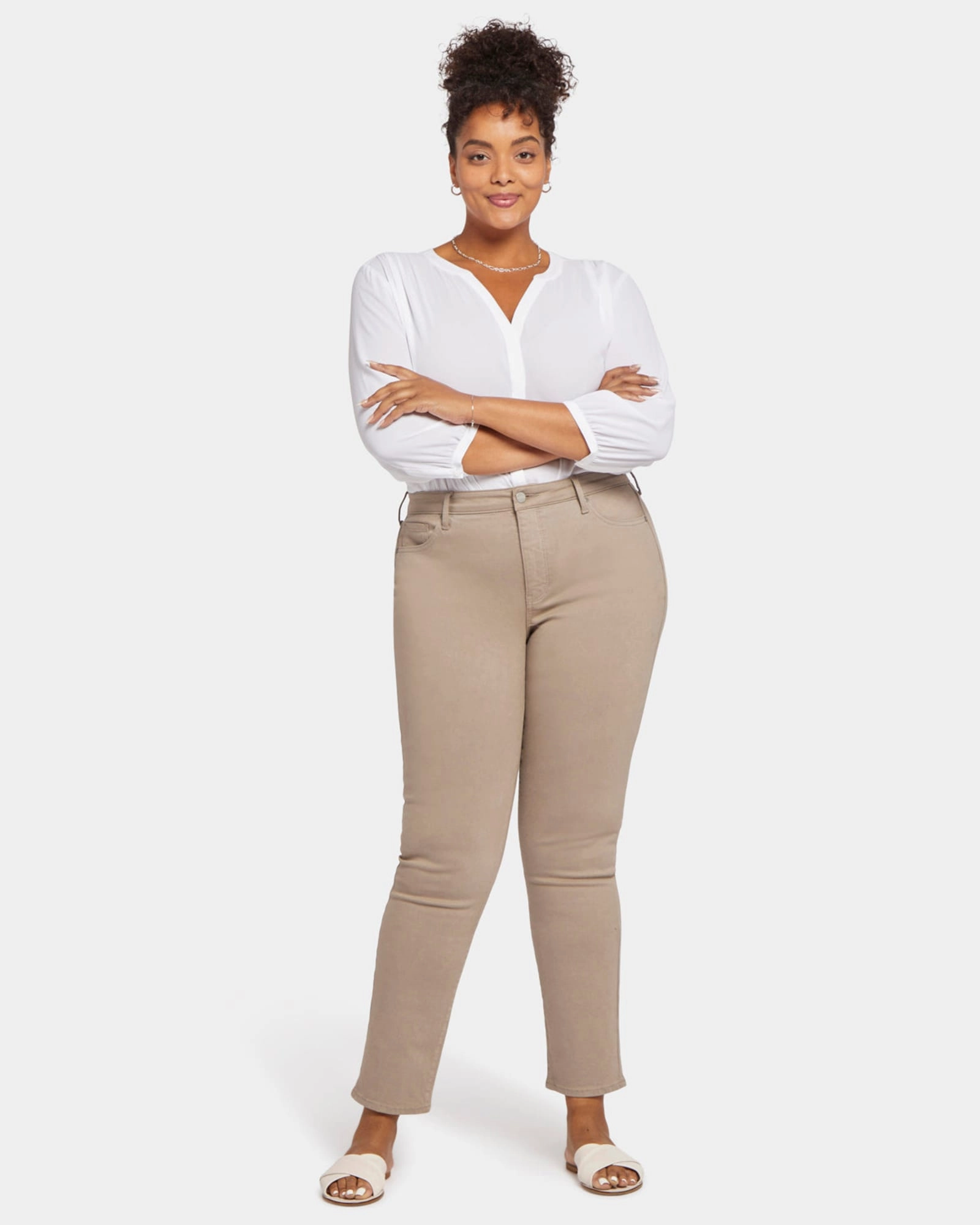 Comfortable Style Chill Outfit Sheri Slim Leg Jean | Saddlewood