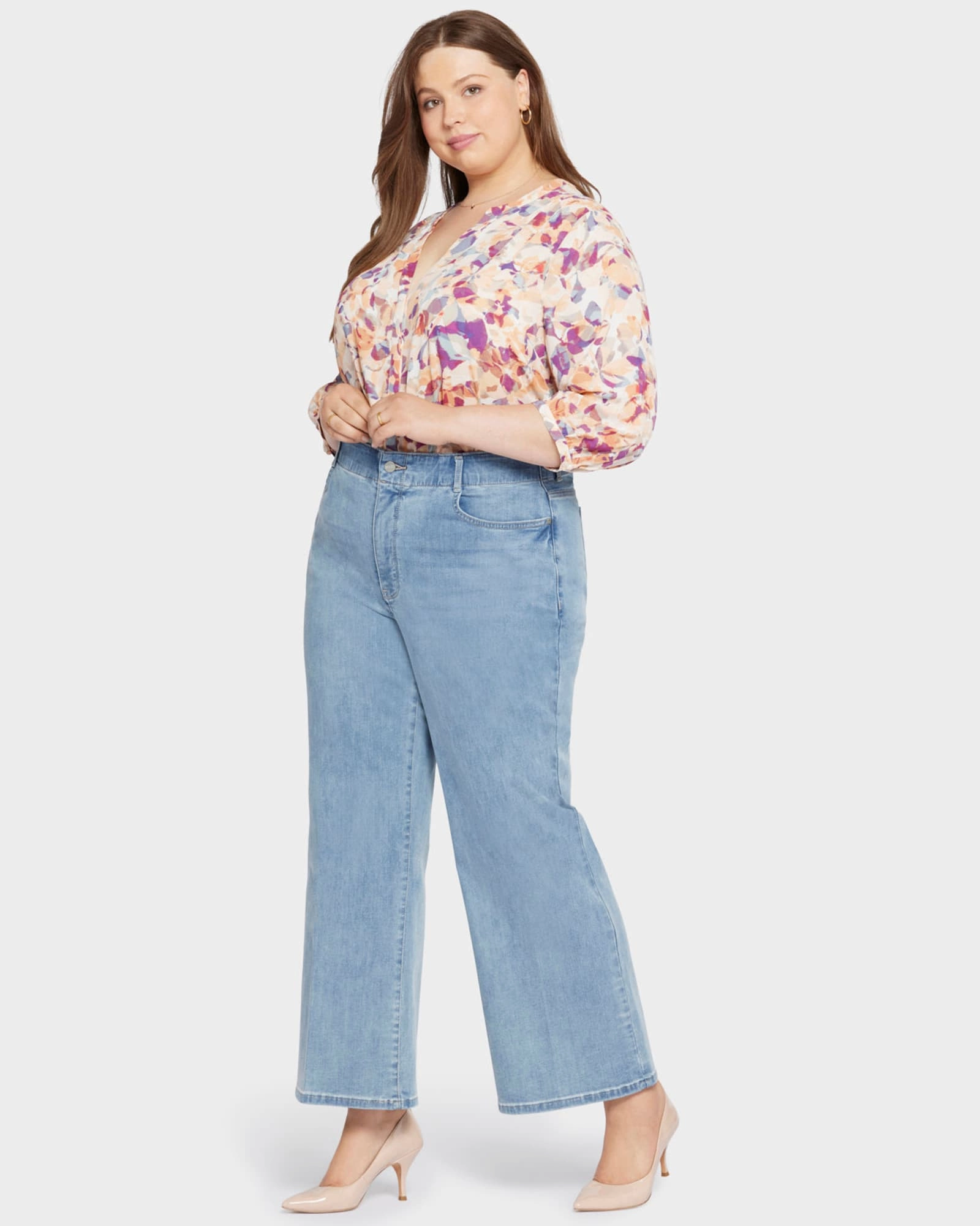 Layer game Outdoor Casual Marge Wide Leg Jeans | Crystalline