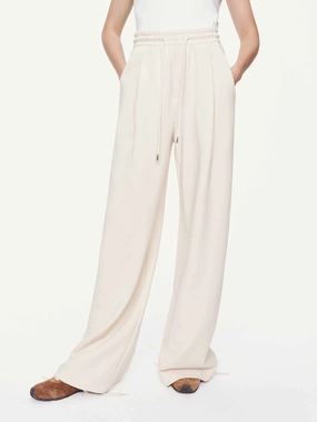 Cotton Drawstring Relaxed Trousers Dynamic Flex Panels