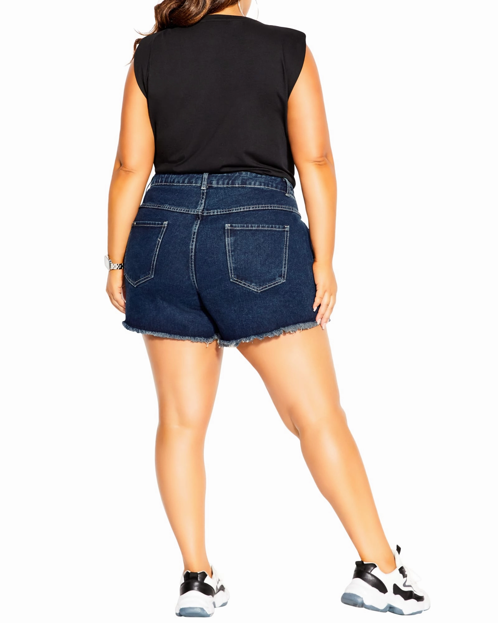 Off Duty Short | Dark Denim Smart Fit