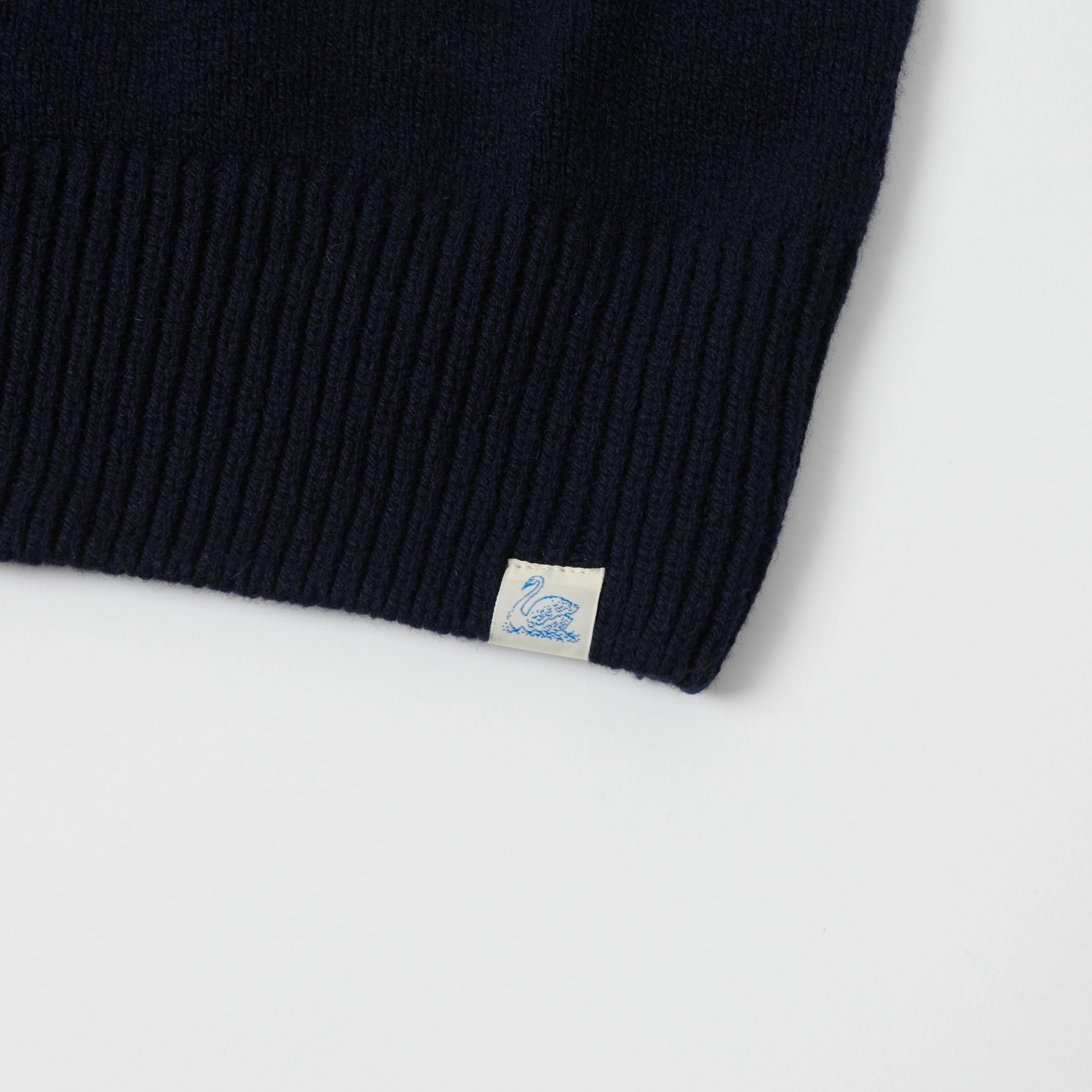 Merz b. Schwanen 'Good Basics' Recycled Cashmere Pullover - Dark Navy Colorfast Technology Fresh Look